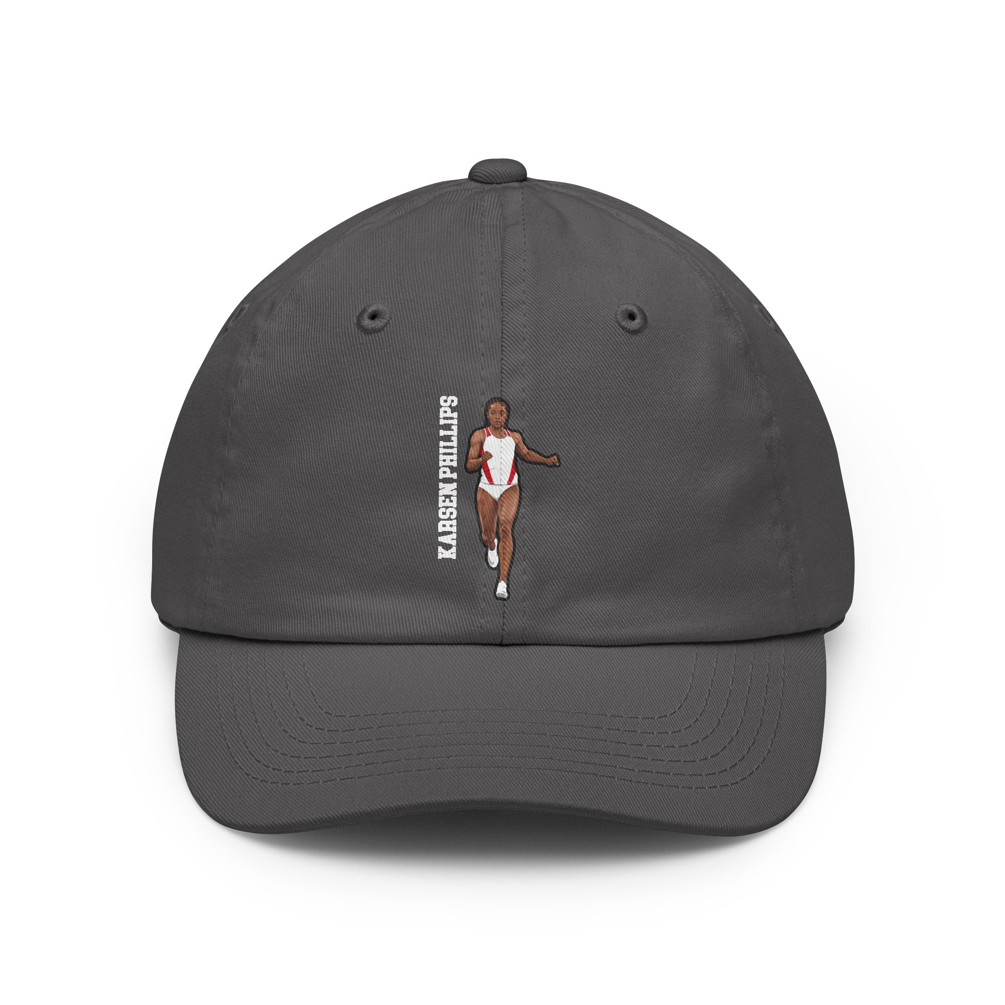 Classic Cap — character_name_vertical in Grey