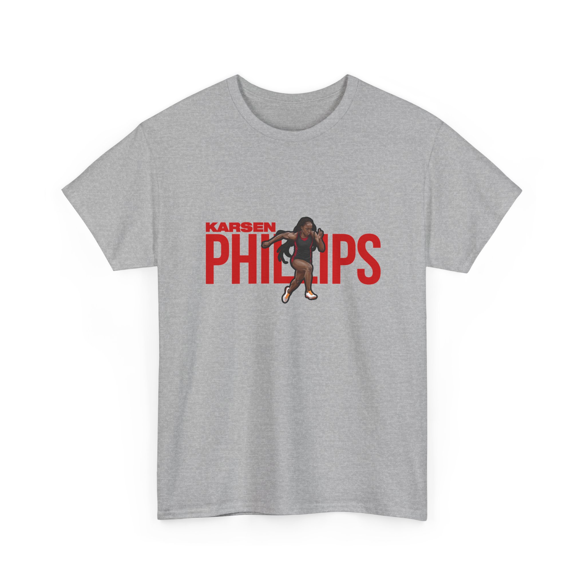 Tee — character_player_name in Grey