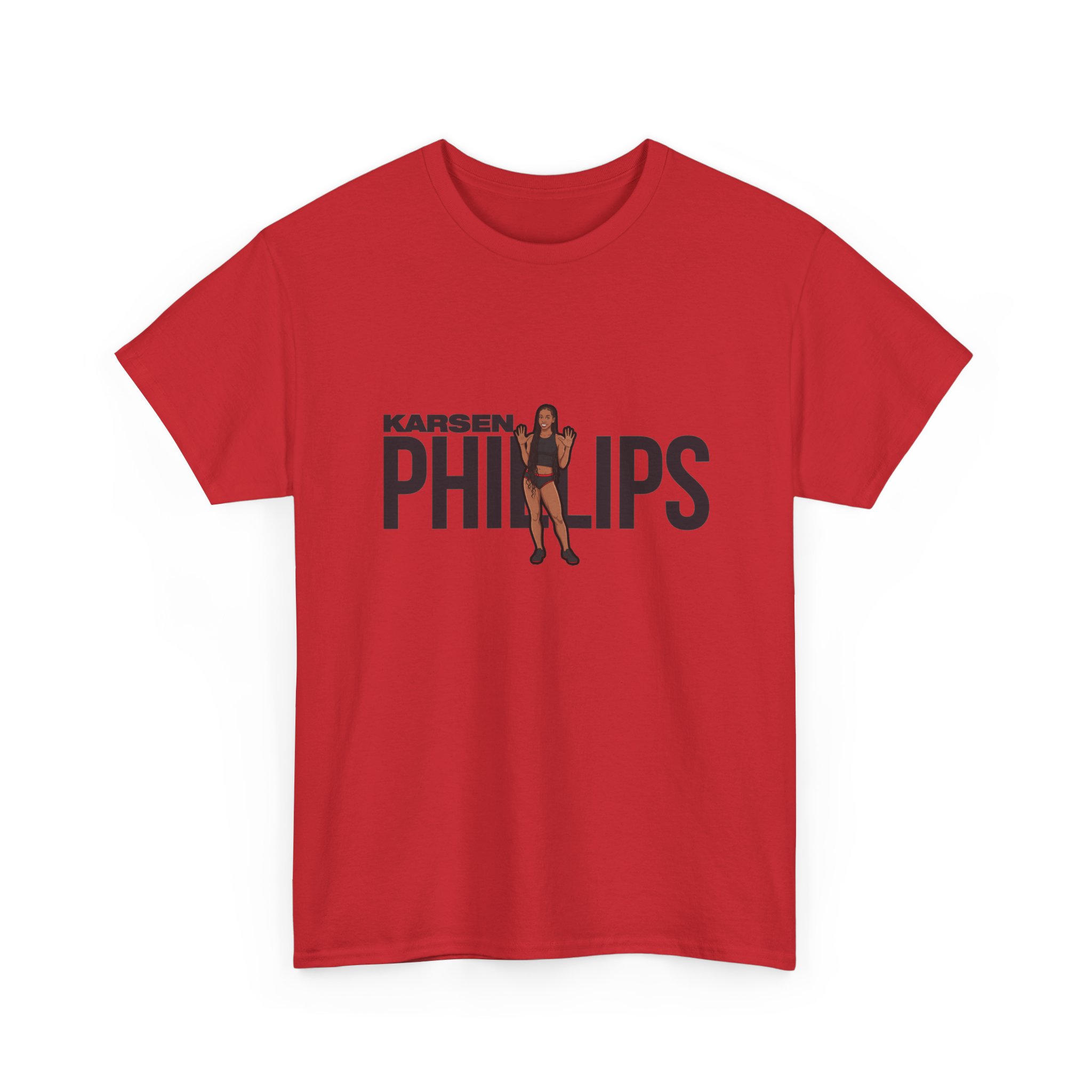 Tee — character_player_name in Red