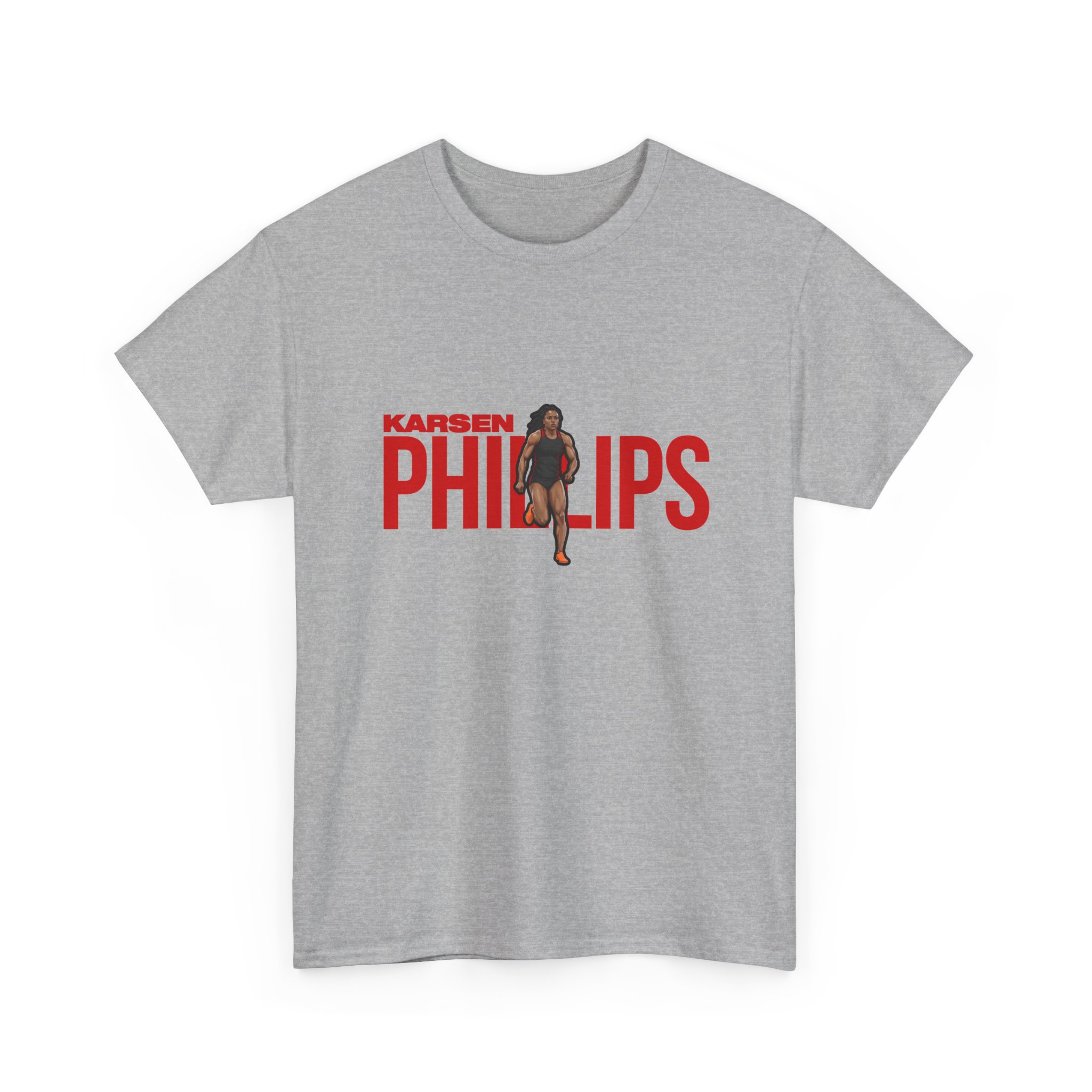 Tee — character_player_name in Grey