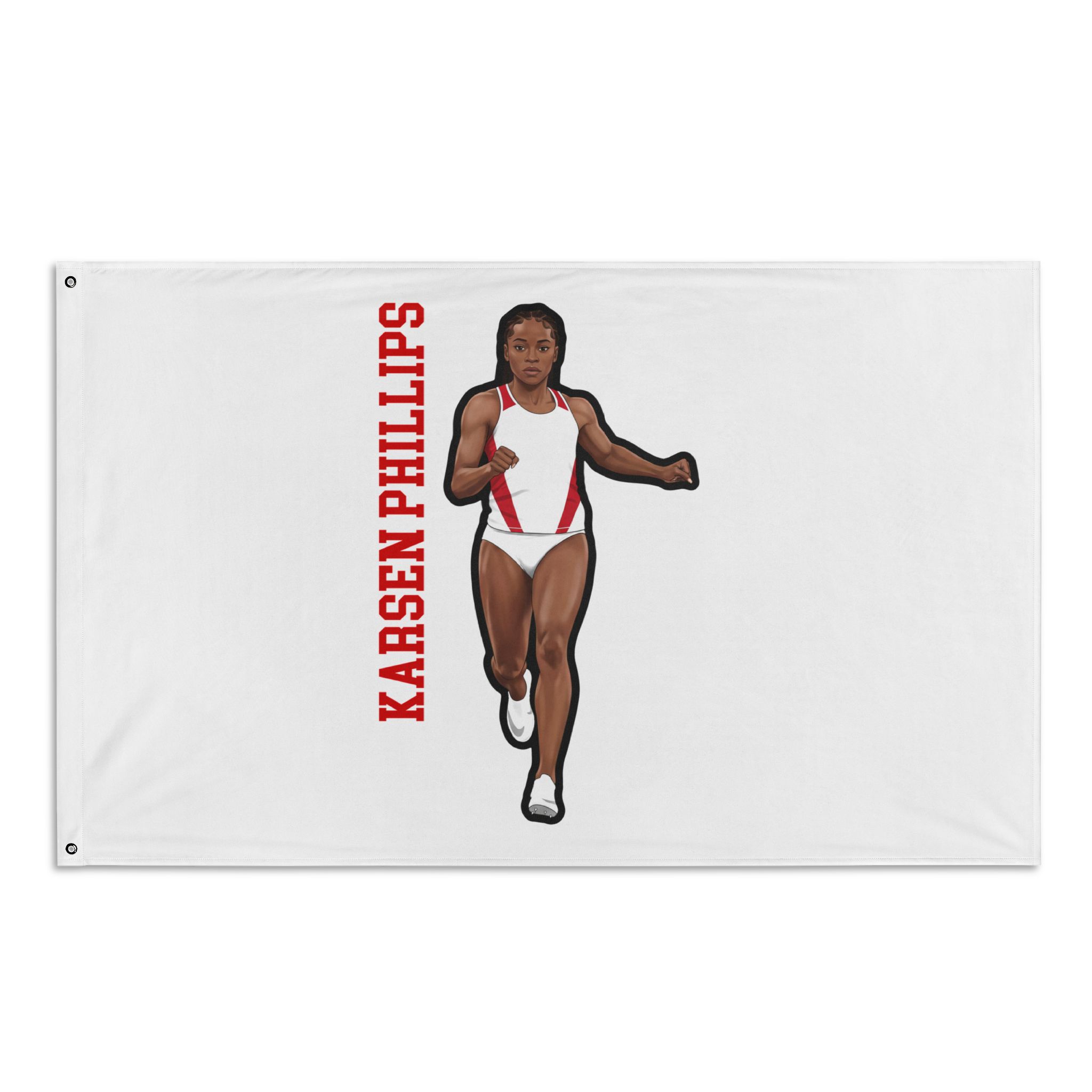 Flag (35 × 56 in) — character_name_vertical in Classic