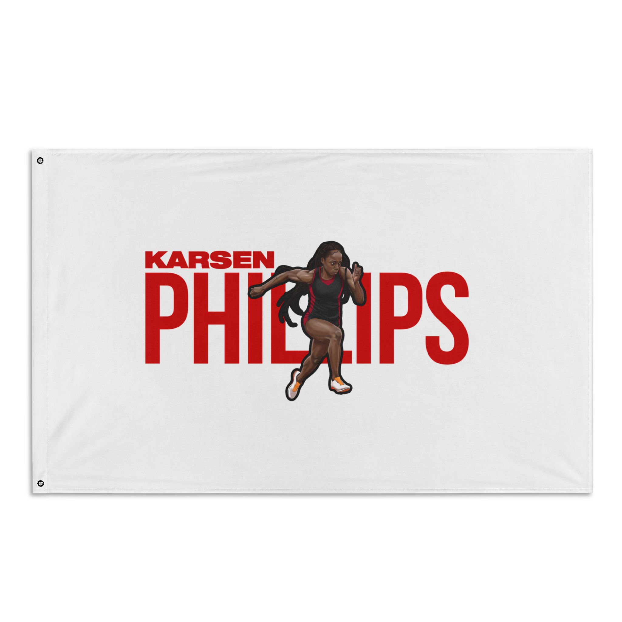 Flag (35 × 56 in) — character_player_name in Classic