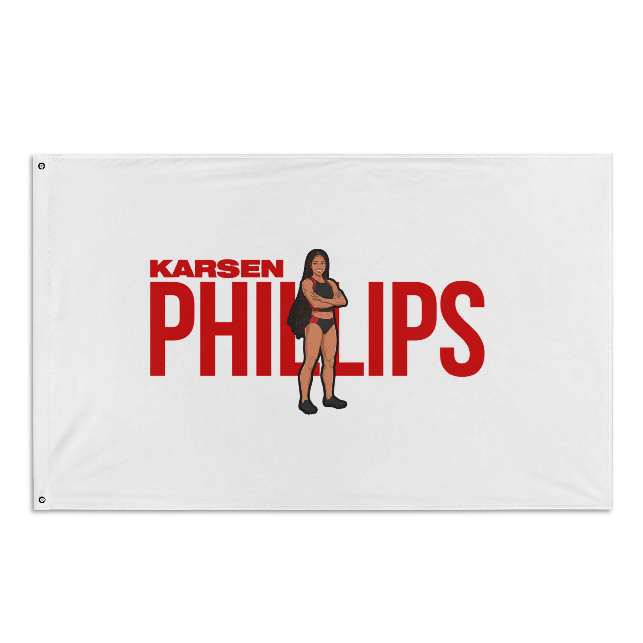 Flag (35 × 56 in) — character_player_name in Classic