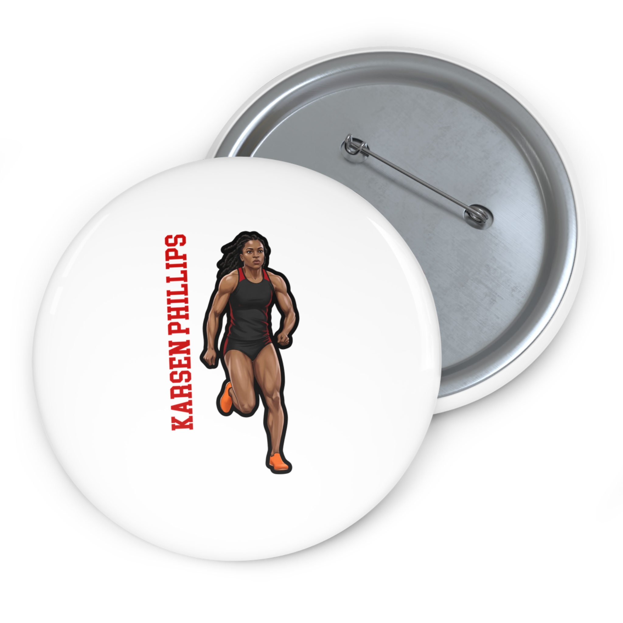 Game Day Pin — character_name_vertical in Classic