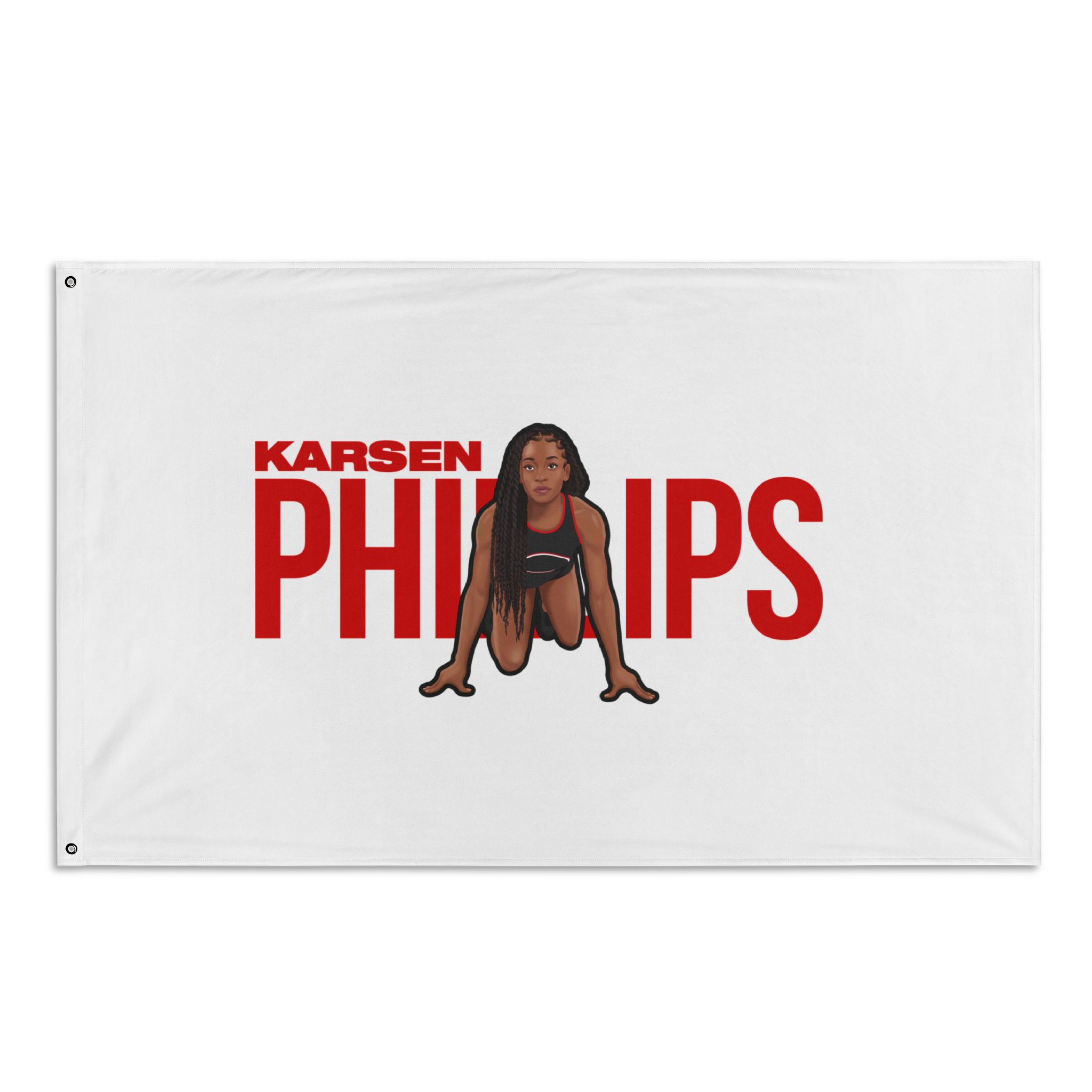 Flag (35 × 56 in) — character_player_name in Classic