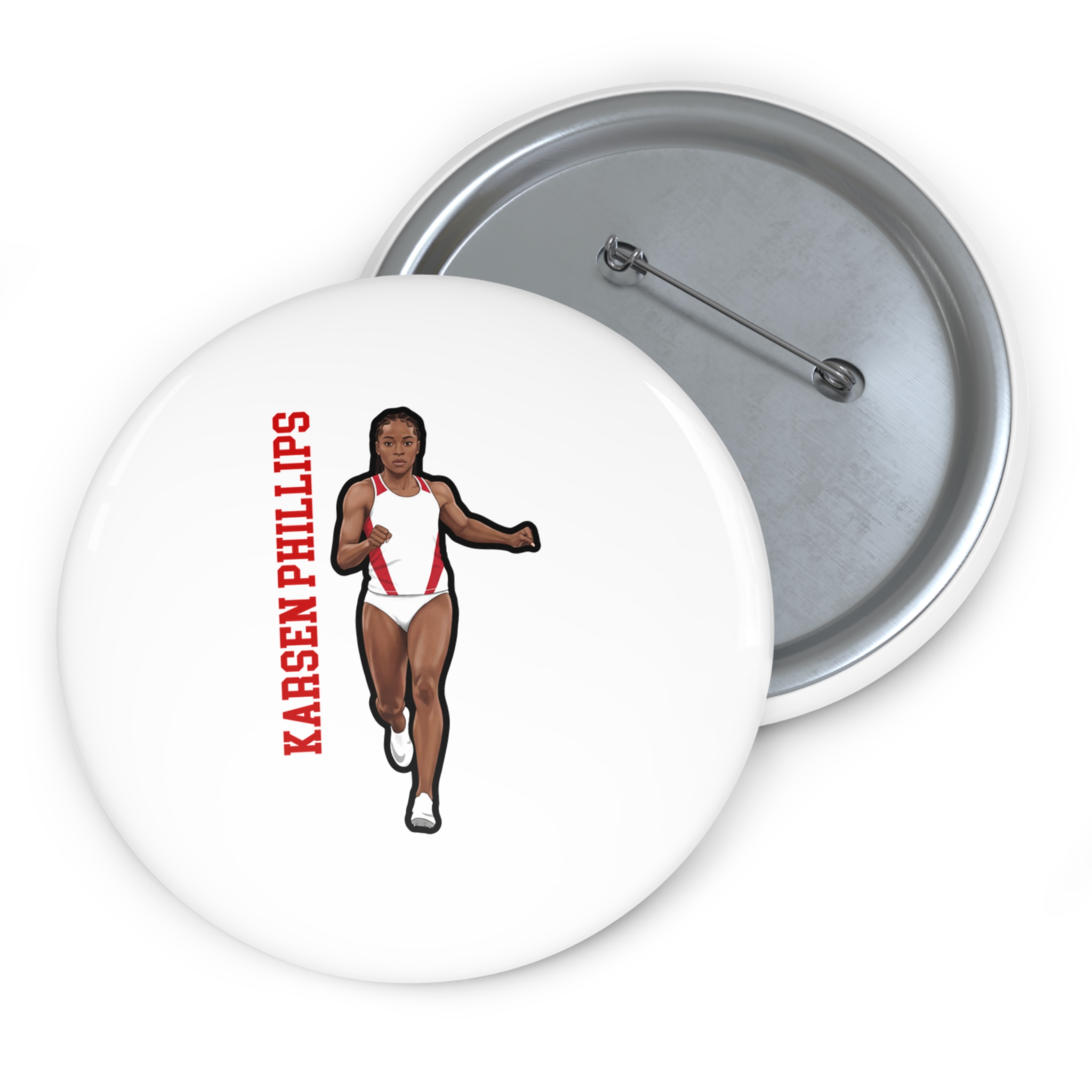 Game Day Pin — character_name_vertical in Classic