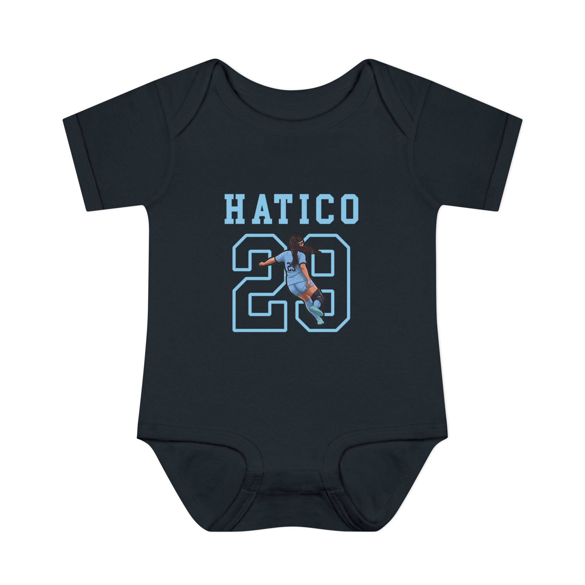 Baby Onesie — character_shirsey in Black