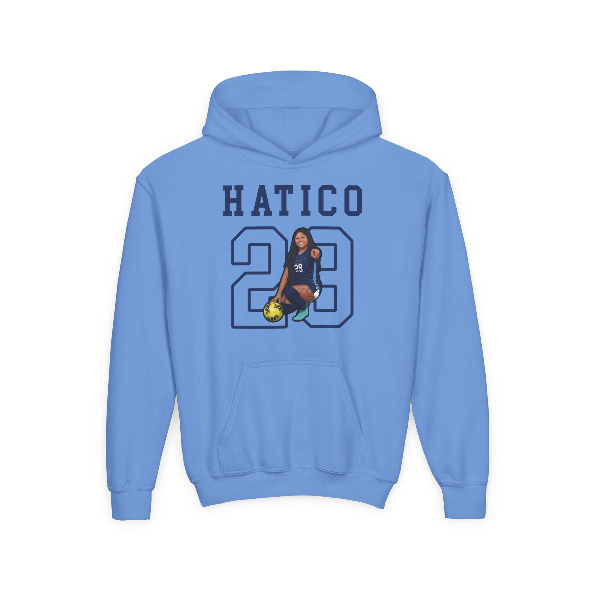 Youth Hoodie — character_shirsey in Blue