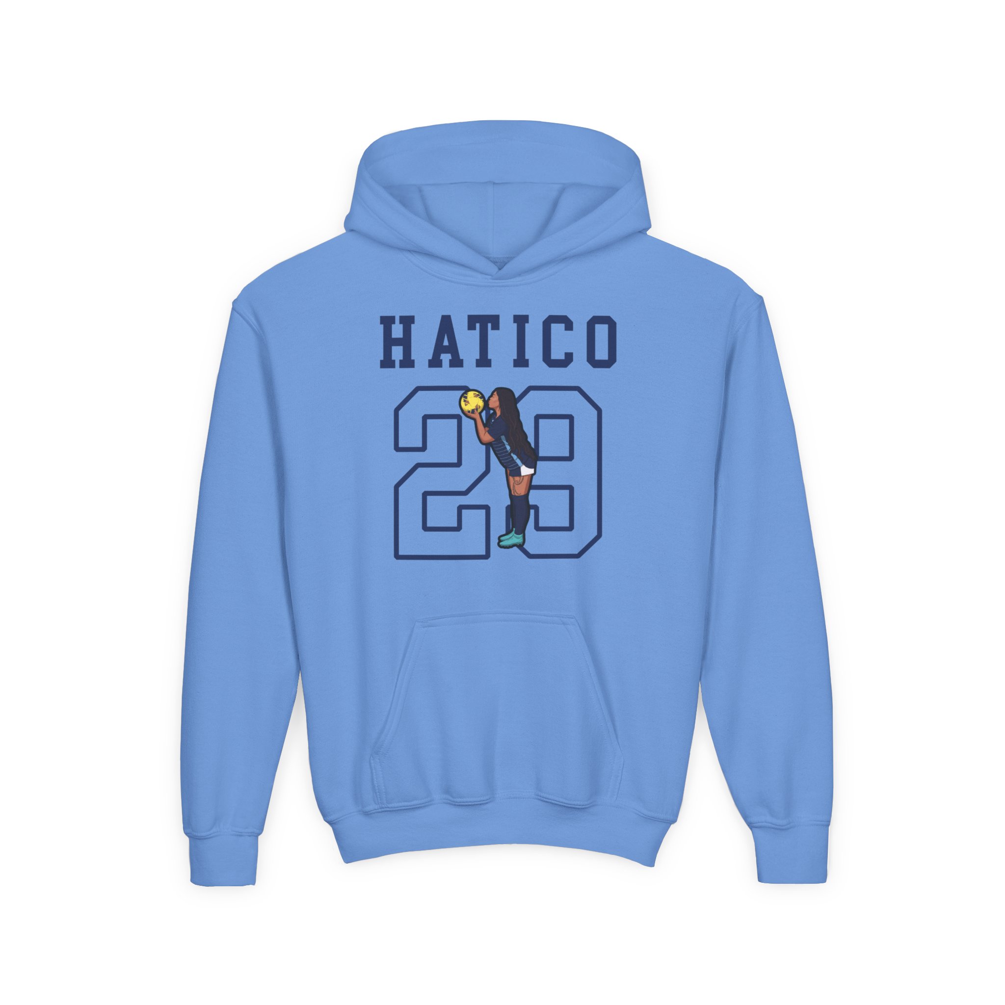 Youth Hoodie — character_shirsey in Blue