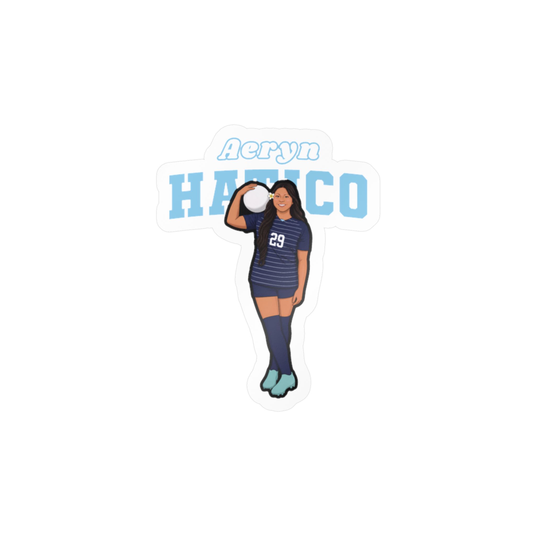 Vinyl Sticker — character_name_arch in Classic