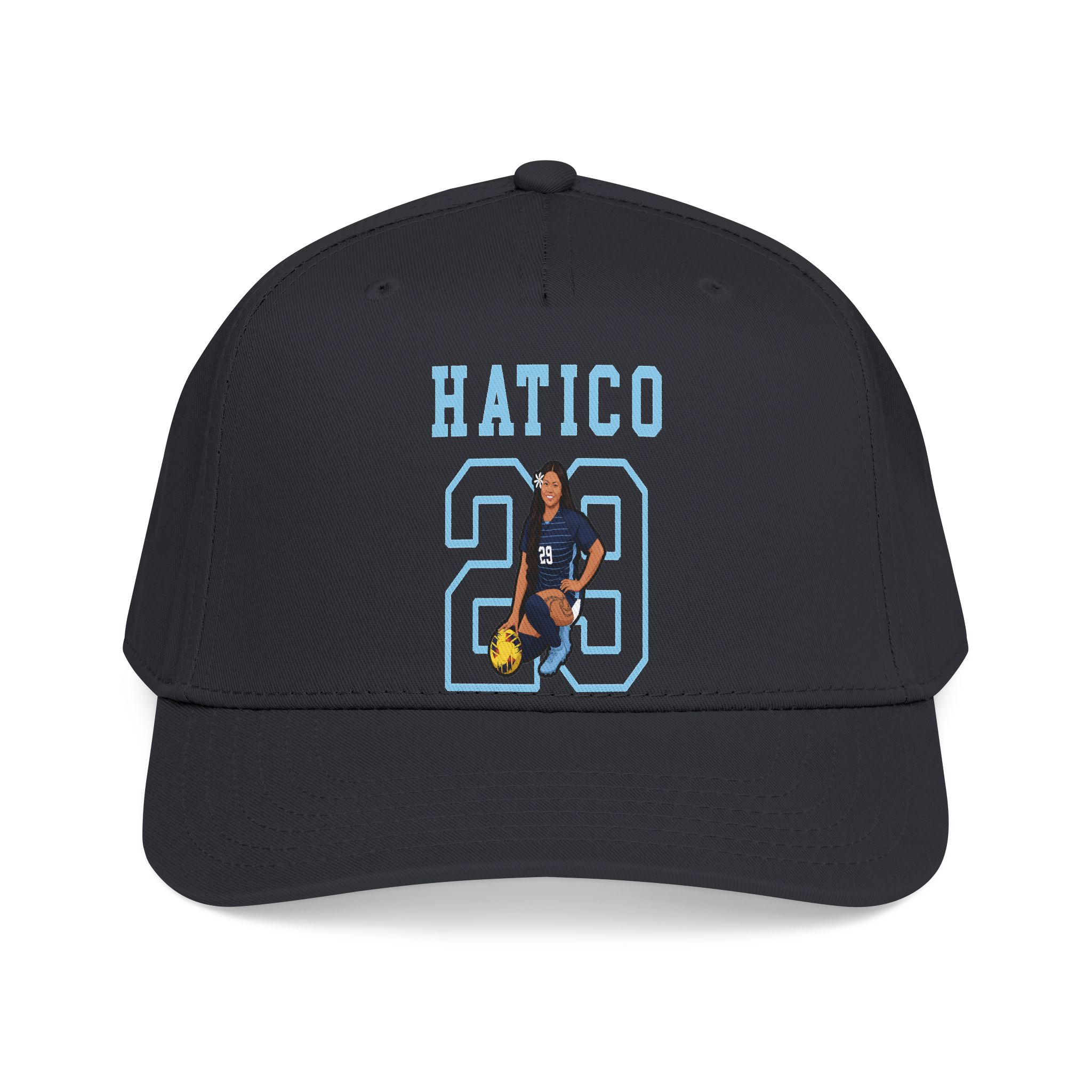Baseball Cap — character_shirsey in Black