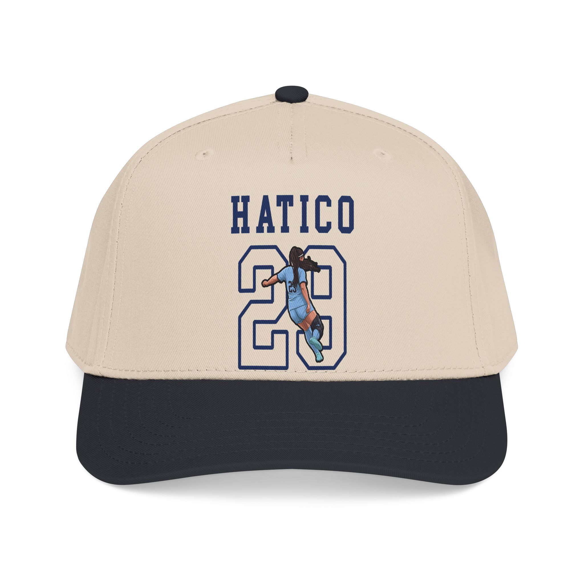 Baseball Cap — character_shirsey in Black / Natural