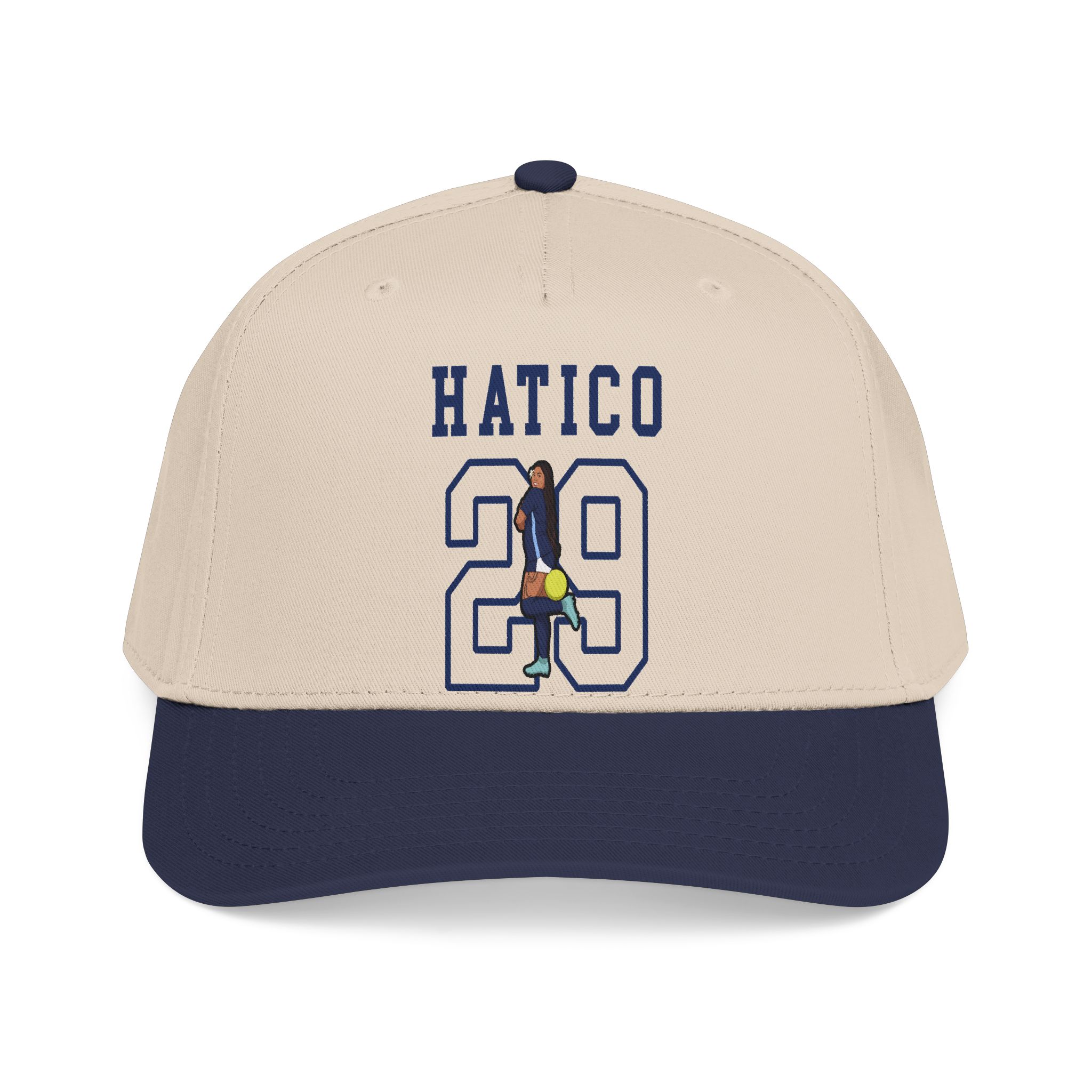Baseball Cap — character_shirsey in Navy / Natural