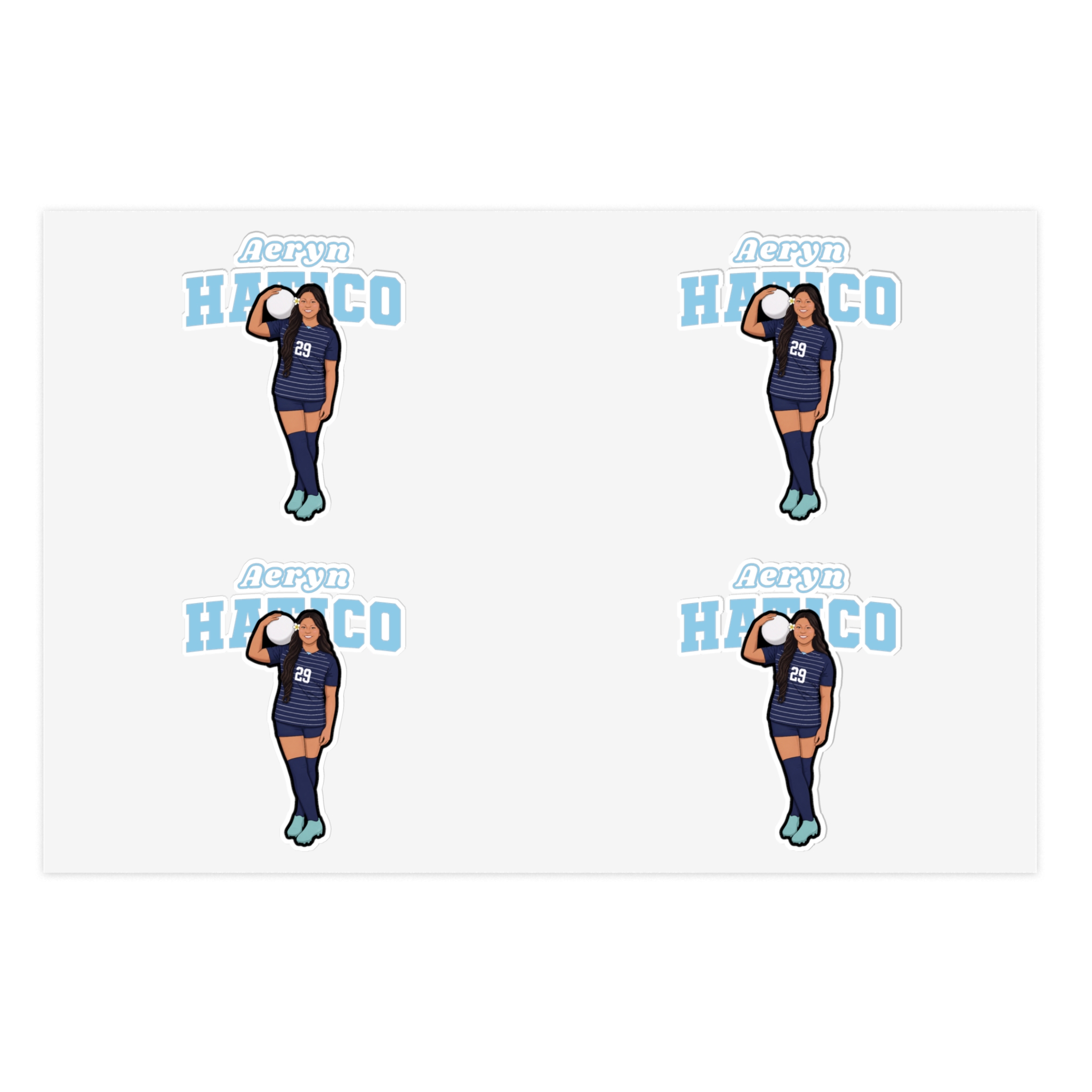Sticker Sheet — character_name_arch in Classic