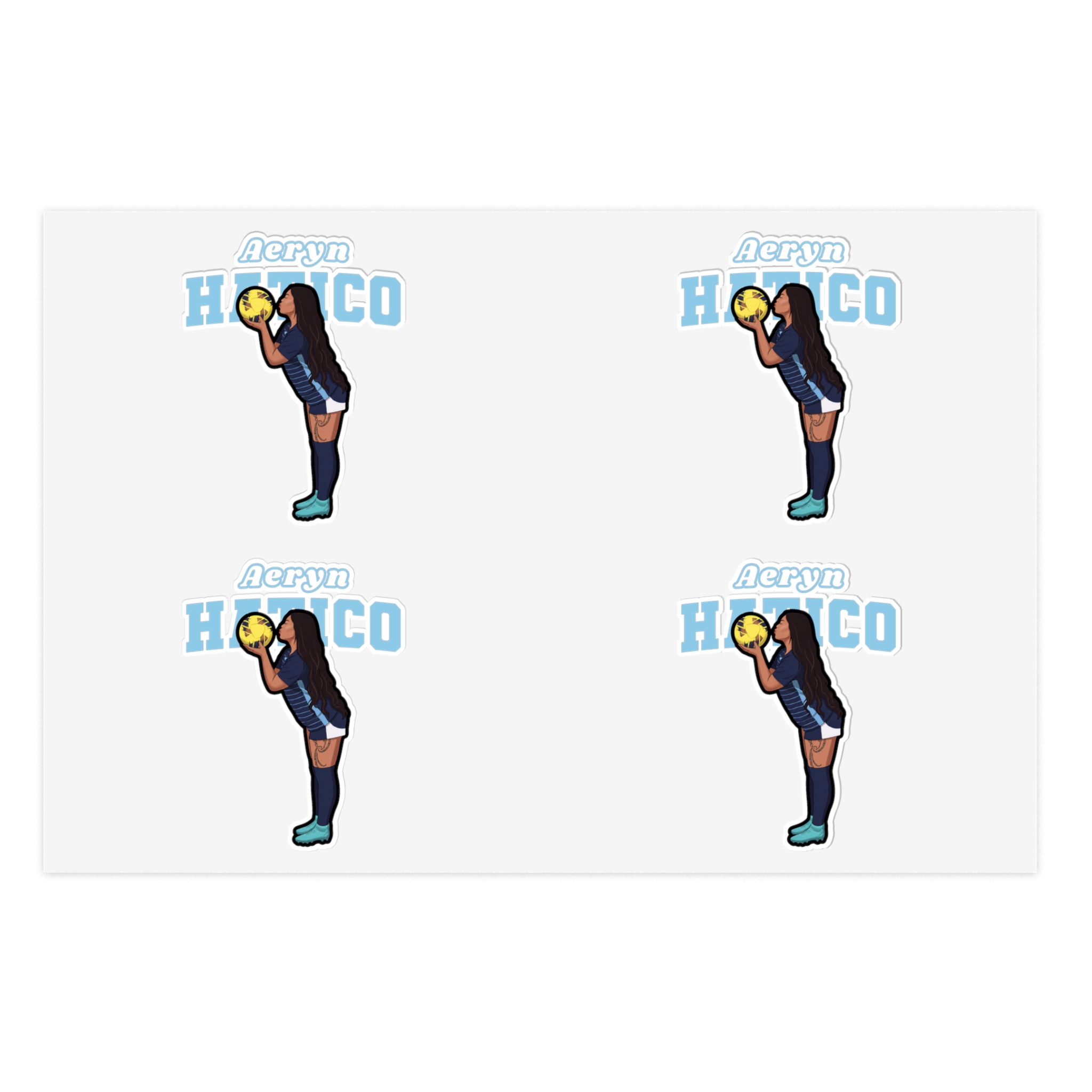 Sticker Sheet — character_name_arch in Classic
