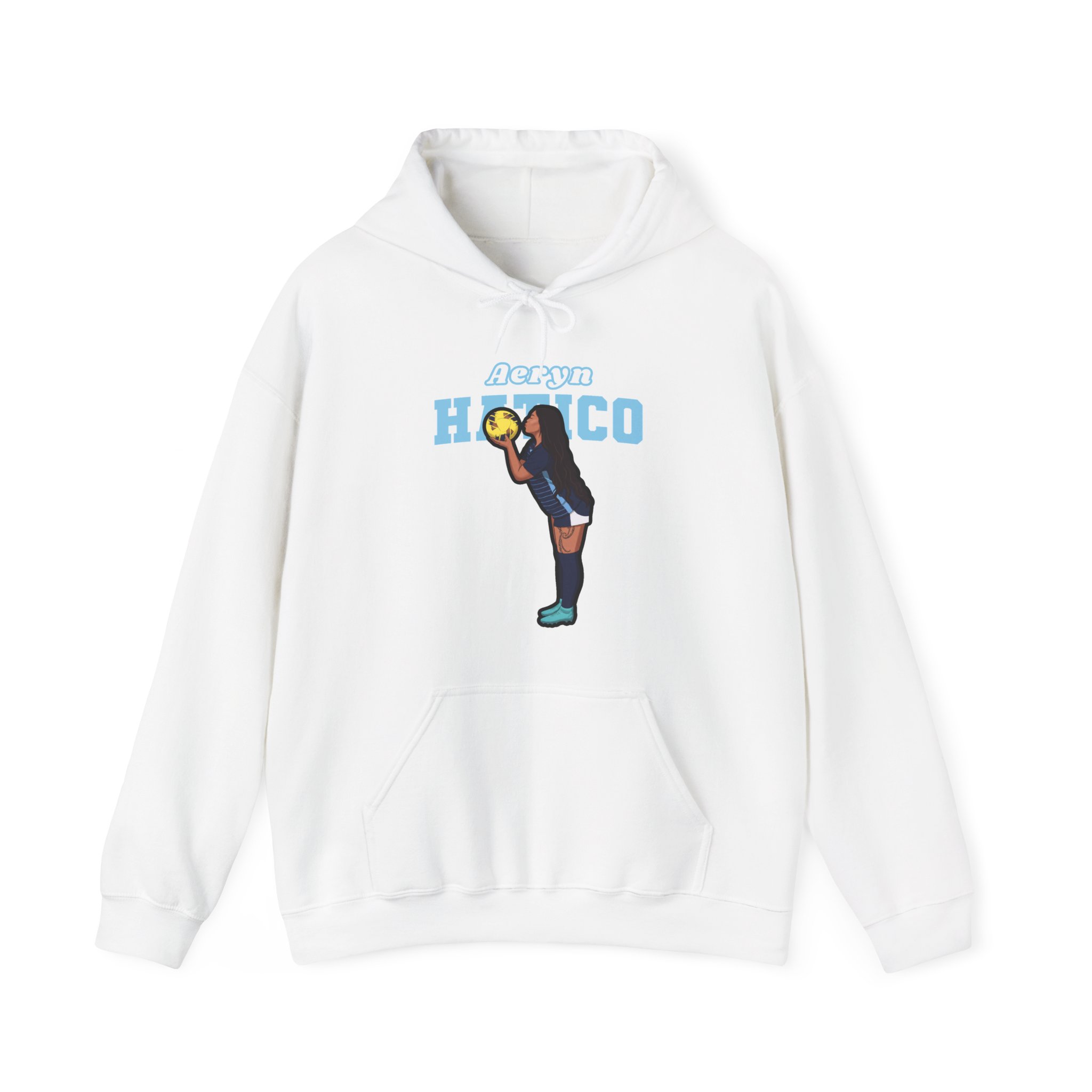 Hoodie — character_name_arch in White