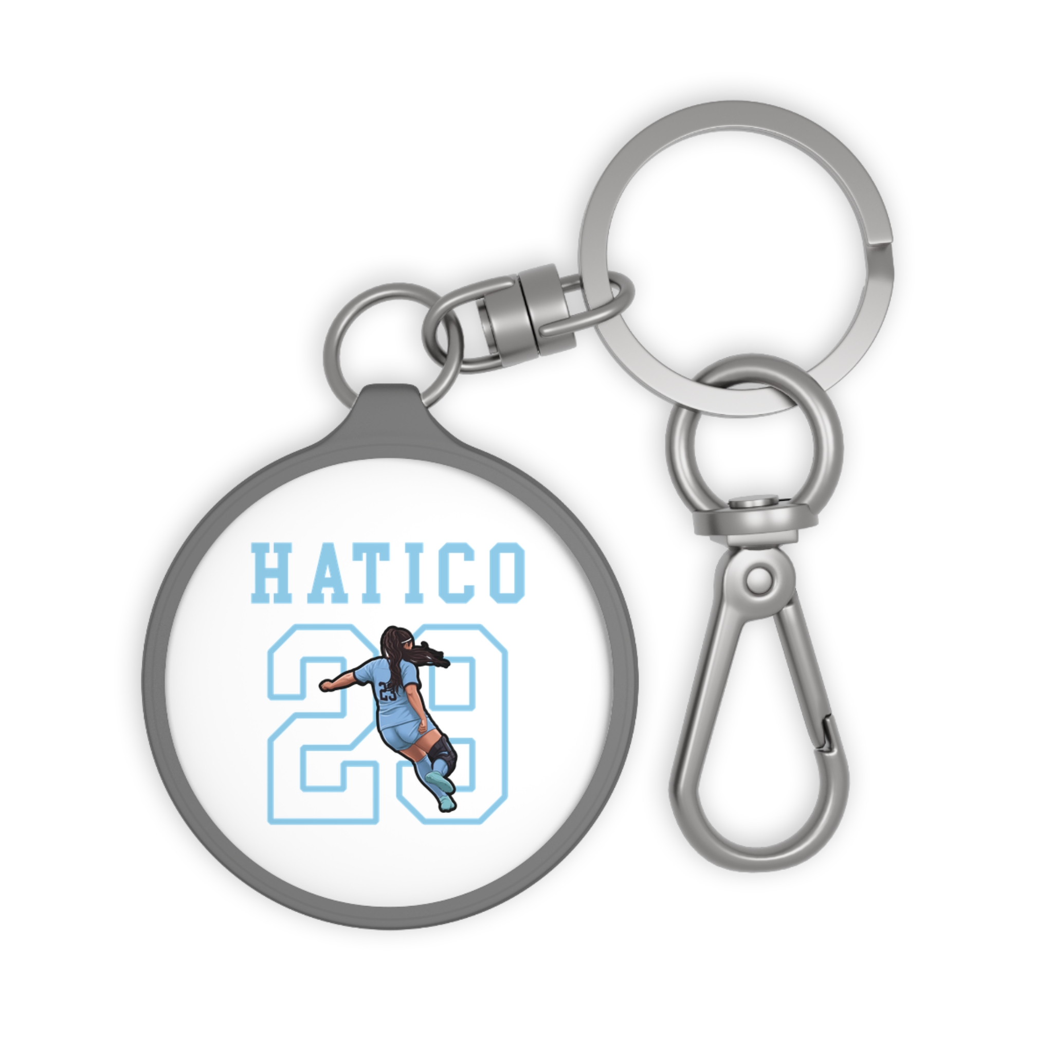 Keychain — character_shirsey in Grey