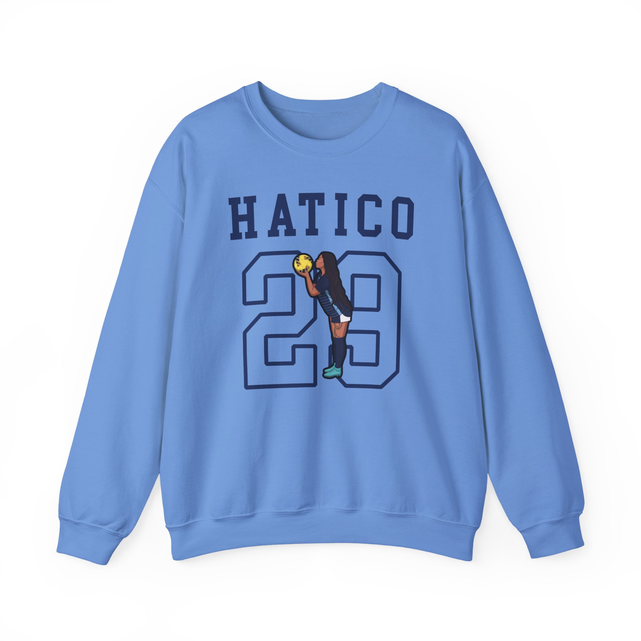 Crewneck Sweatshirt — character_shirsey in Blue