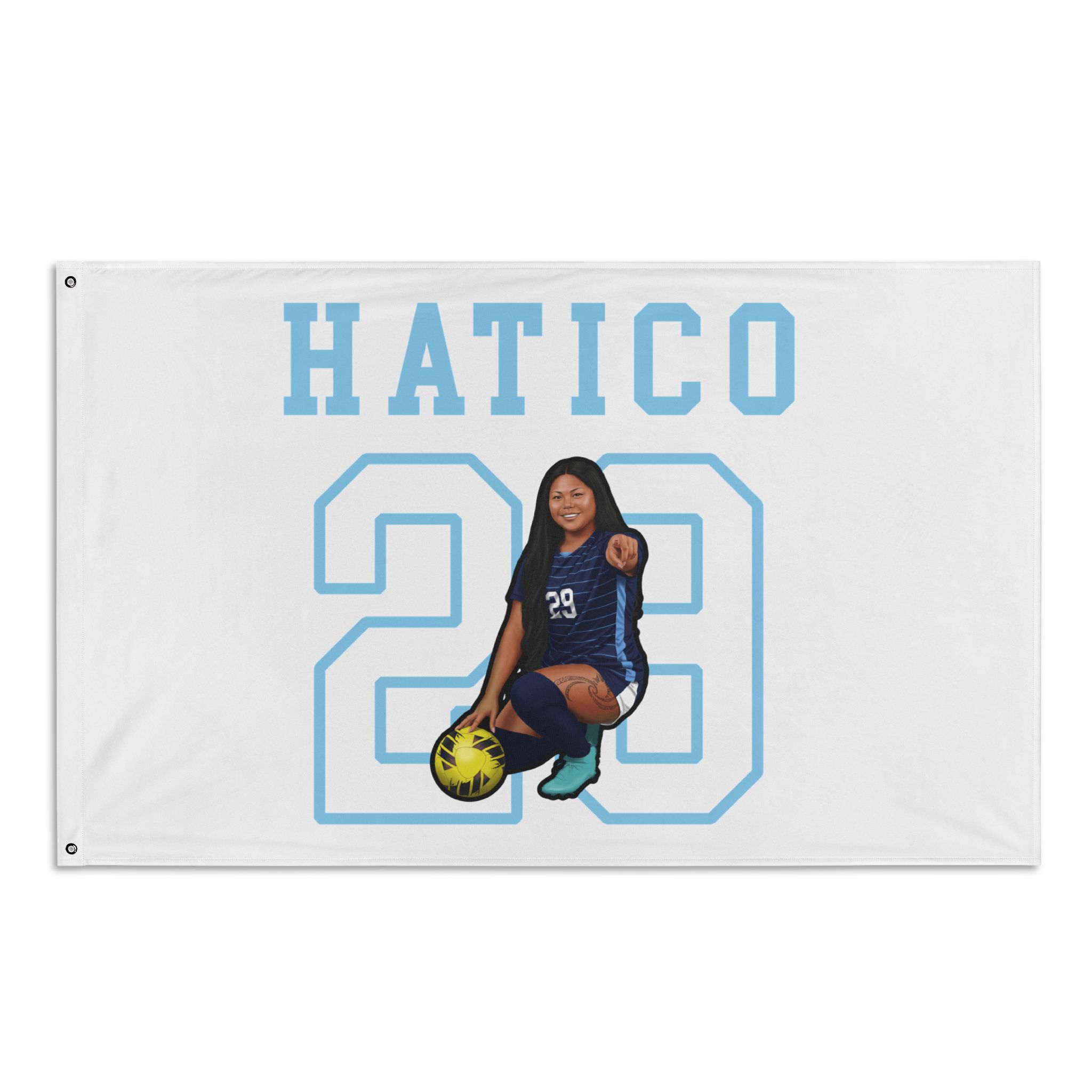 Flag (35 × 56 in) — character_shirsey in Classic