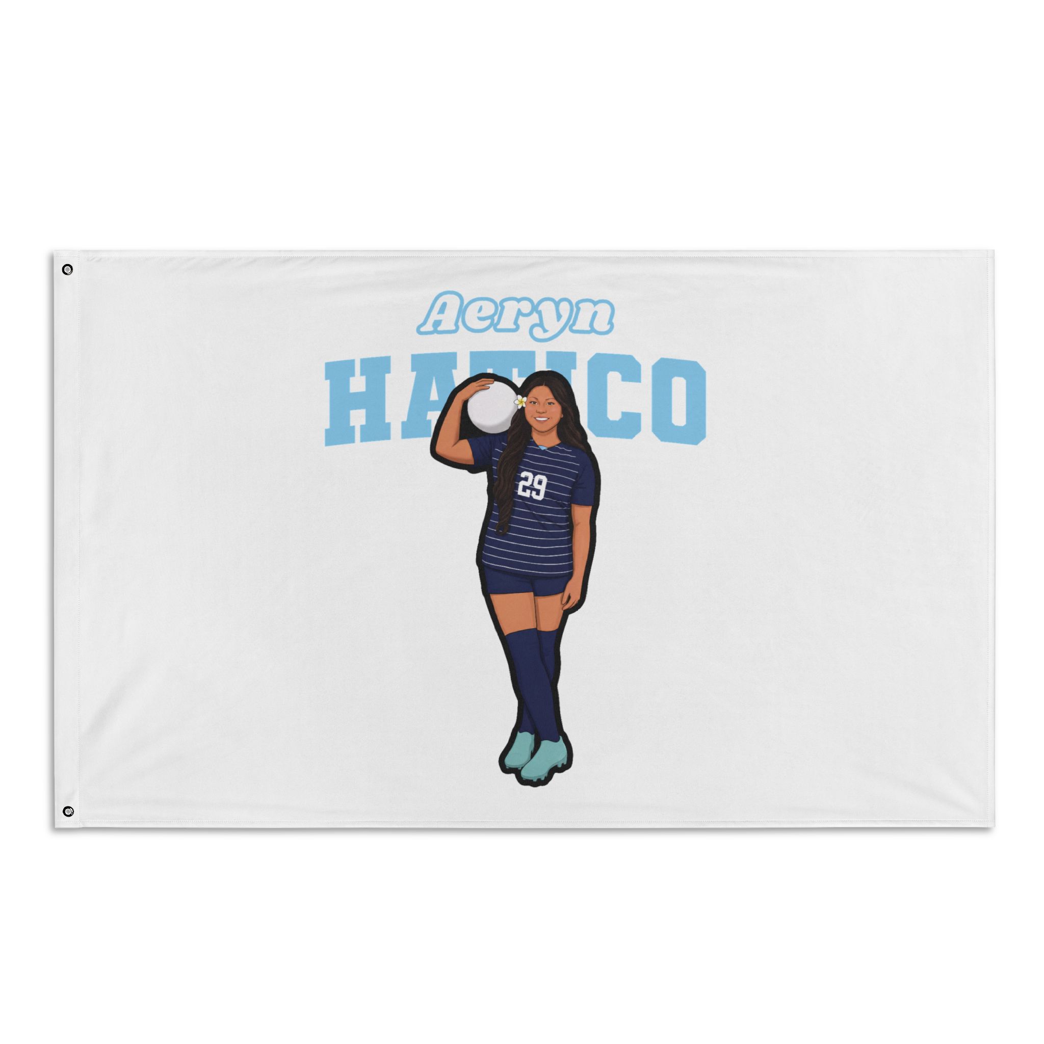 Flag (35 × 56 in) — character_name_arch in Classic