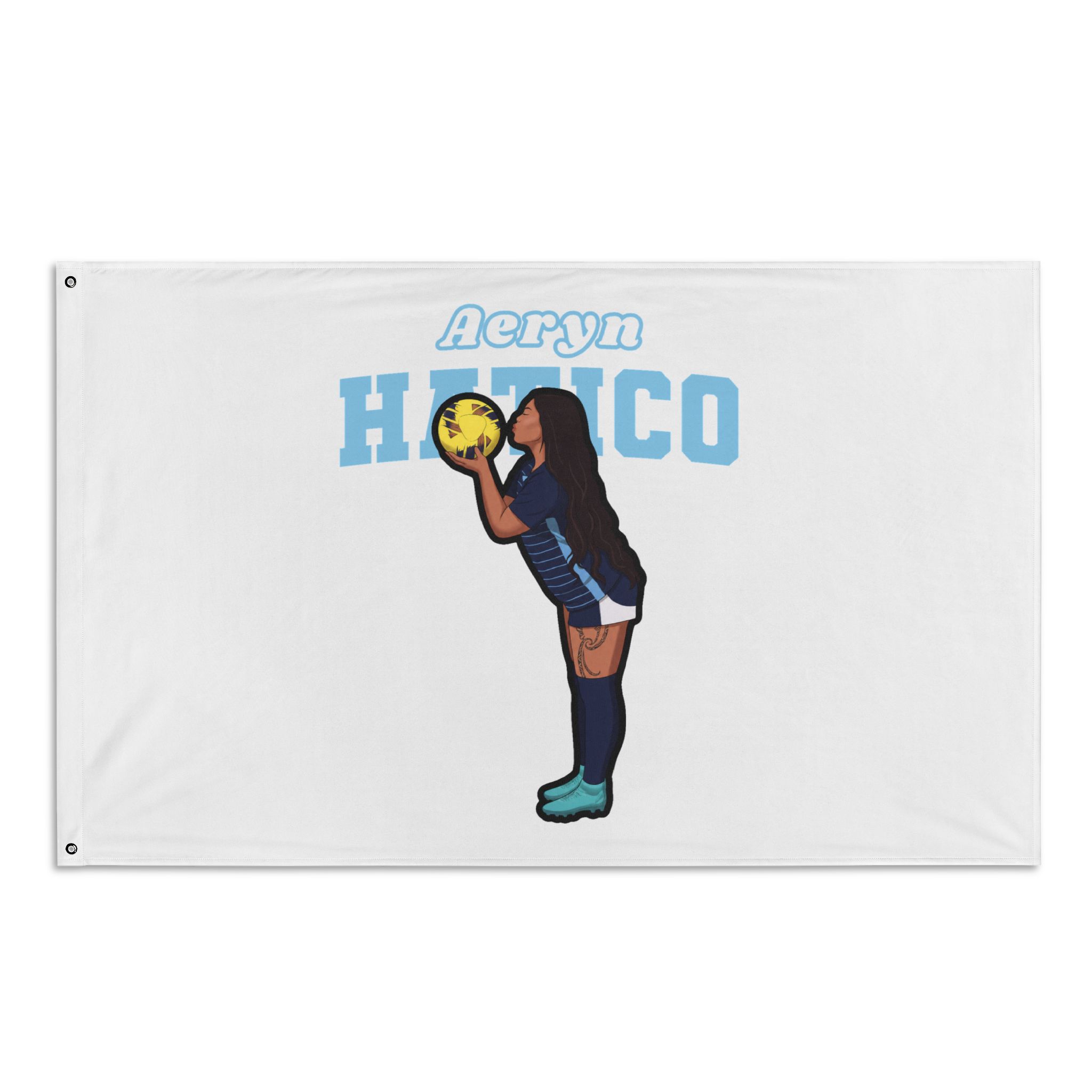 Flag (35 × 56 in) — character_name_arch in Classic