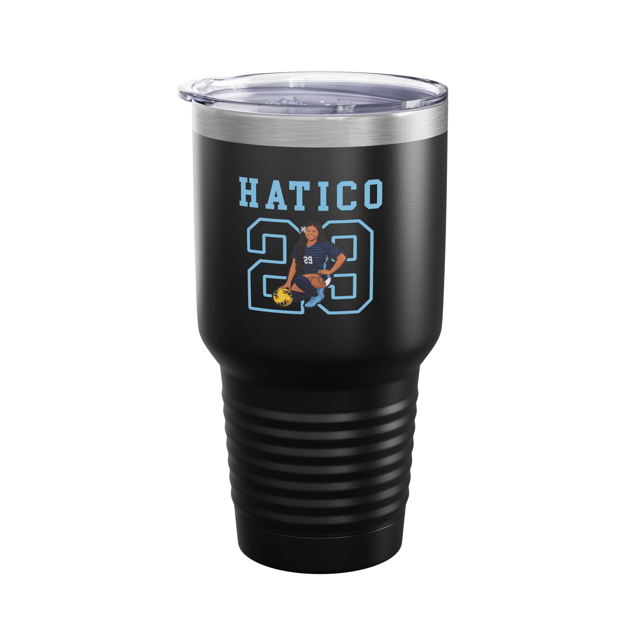 30oz Tumbler — character_shirsey in Black