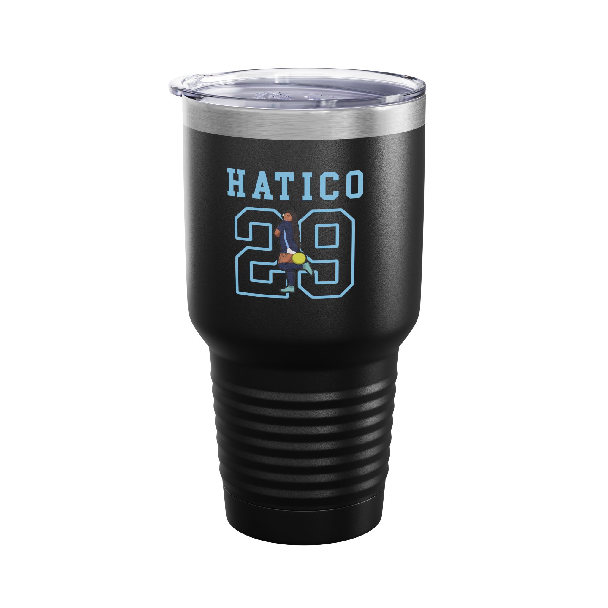 30oz Tumbler — character_shirsey in Black