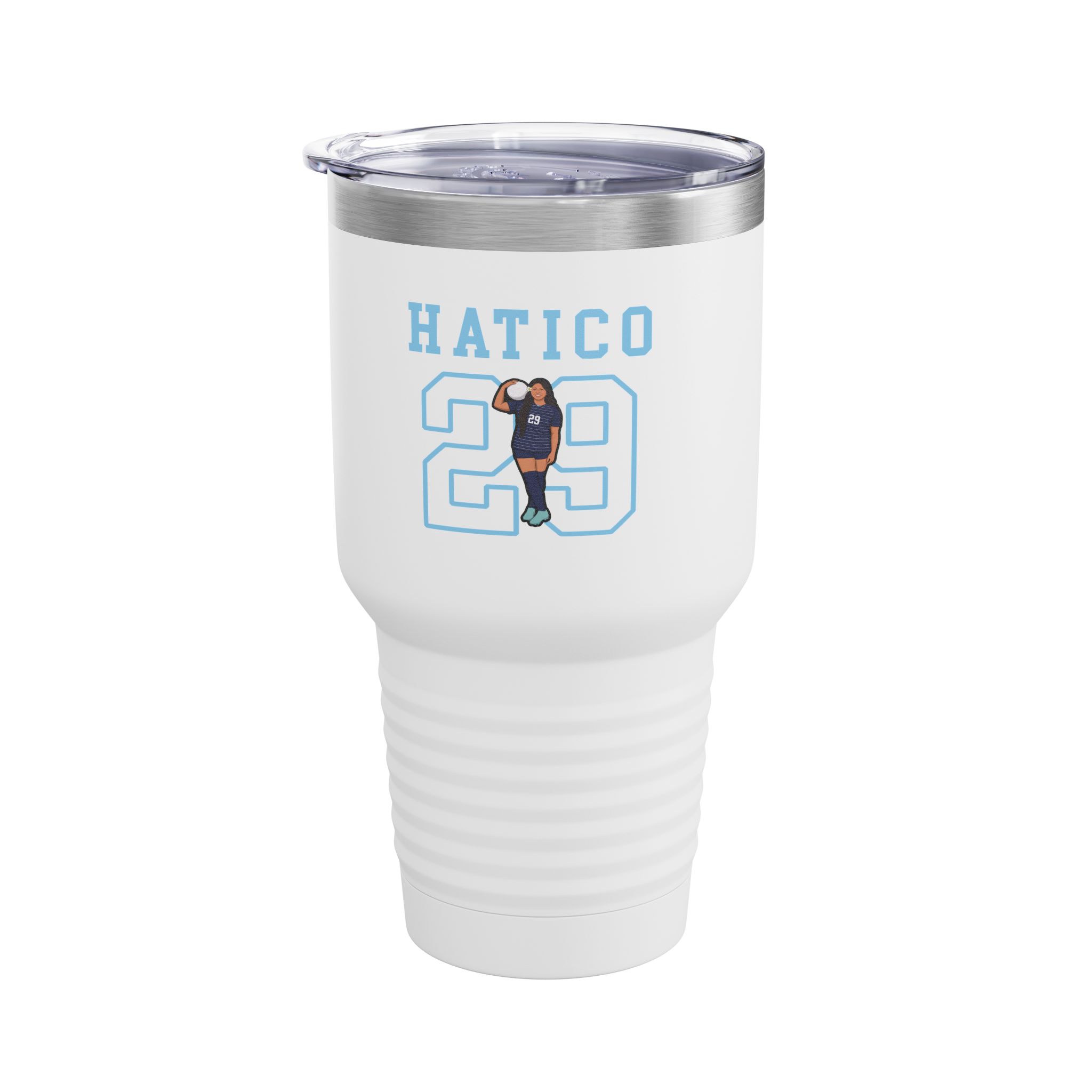 30oz Tumbler — character_shirsey in White
