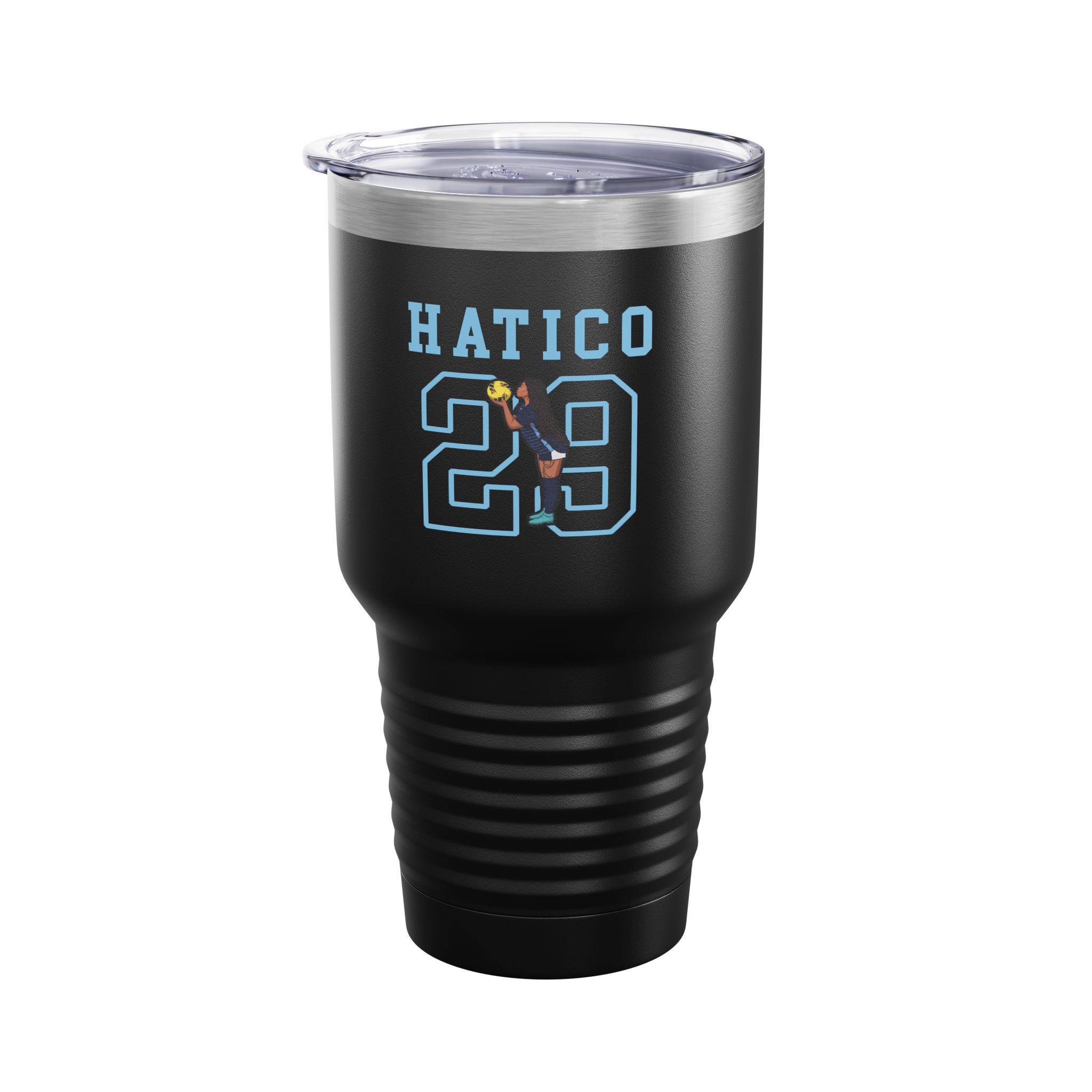 30oz Tumbler — character_shirsey in Black