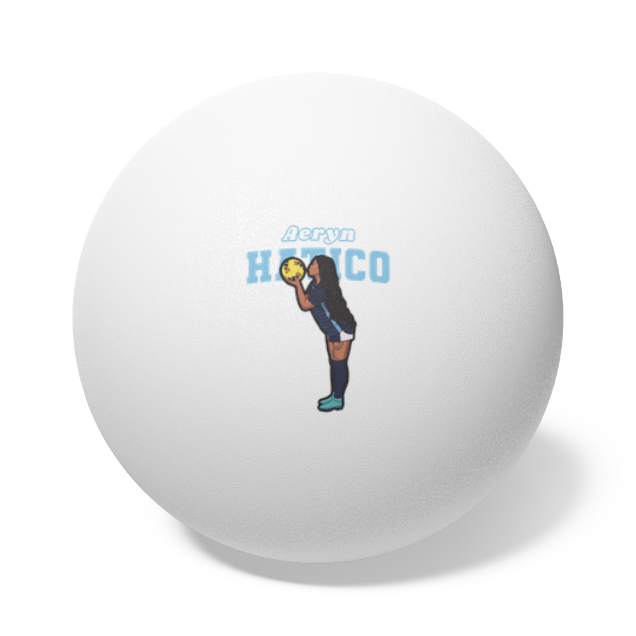 Ping Pong Balls, 6 pcs — character_name_arch in White