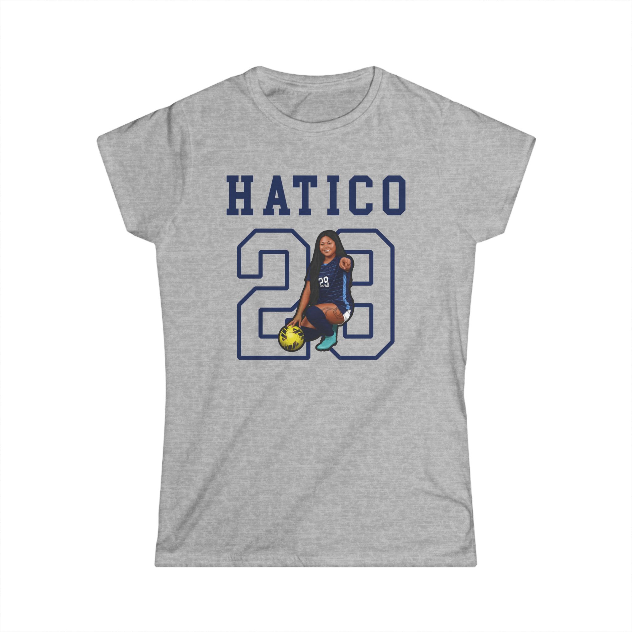 Women's Softstyle Tee — character_shirsey in Grey