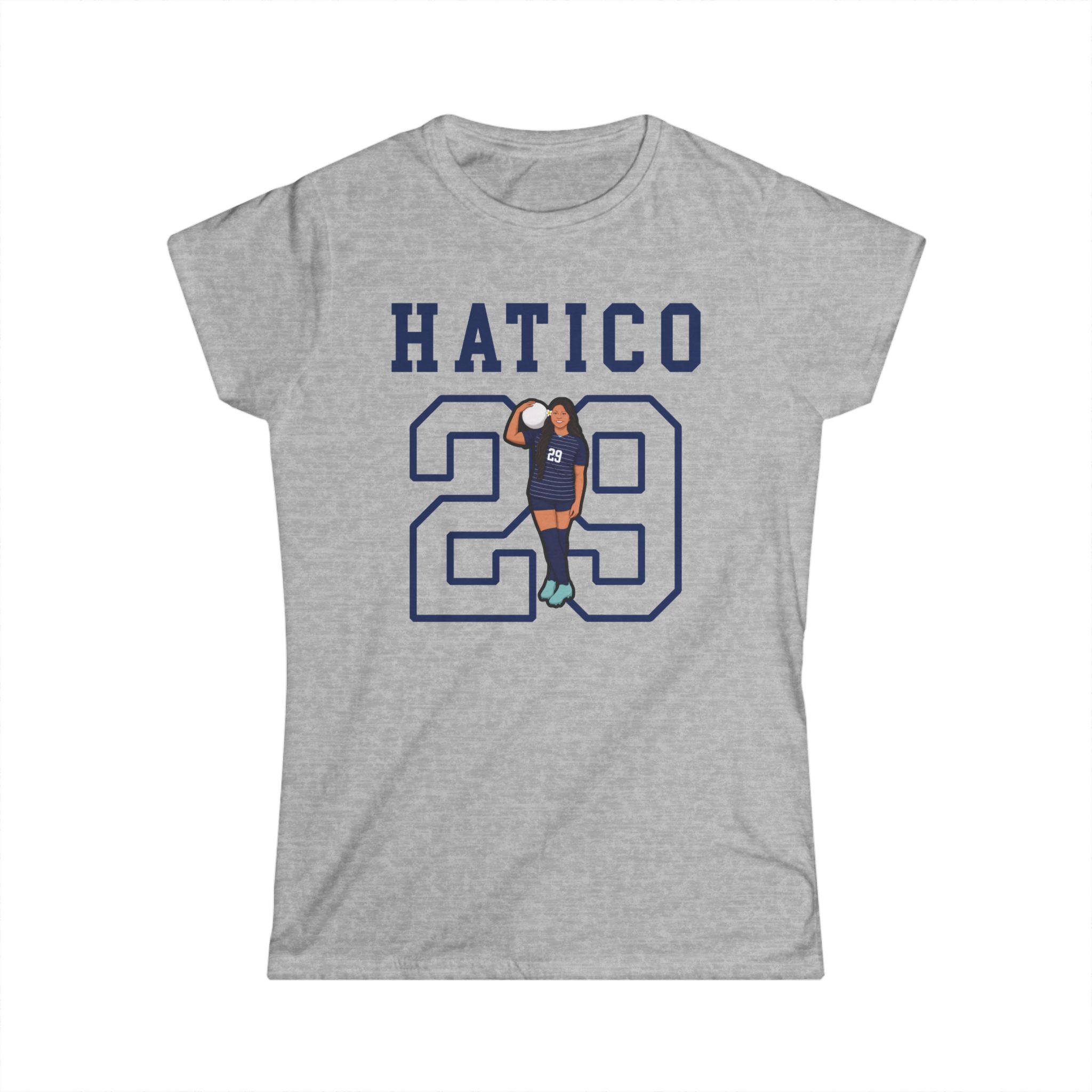 Women's Softstyle Tee — character_shirsey in Grey