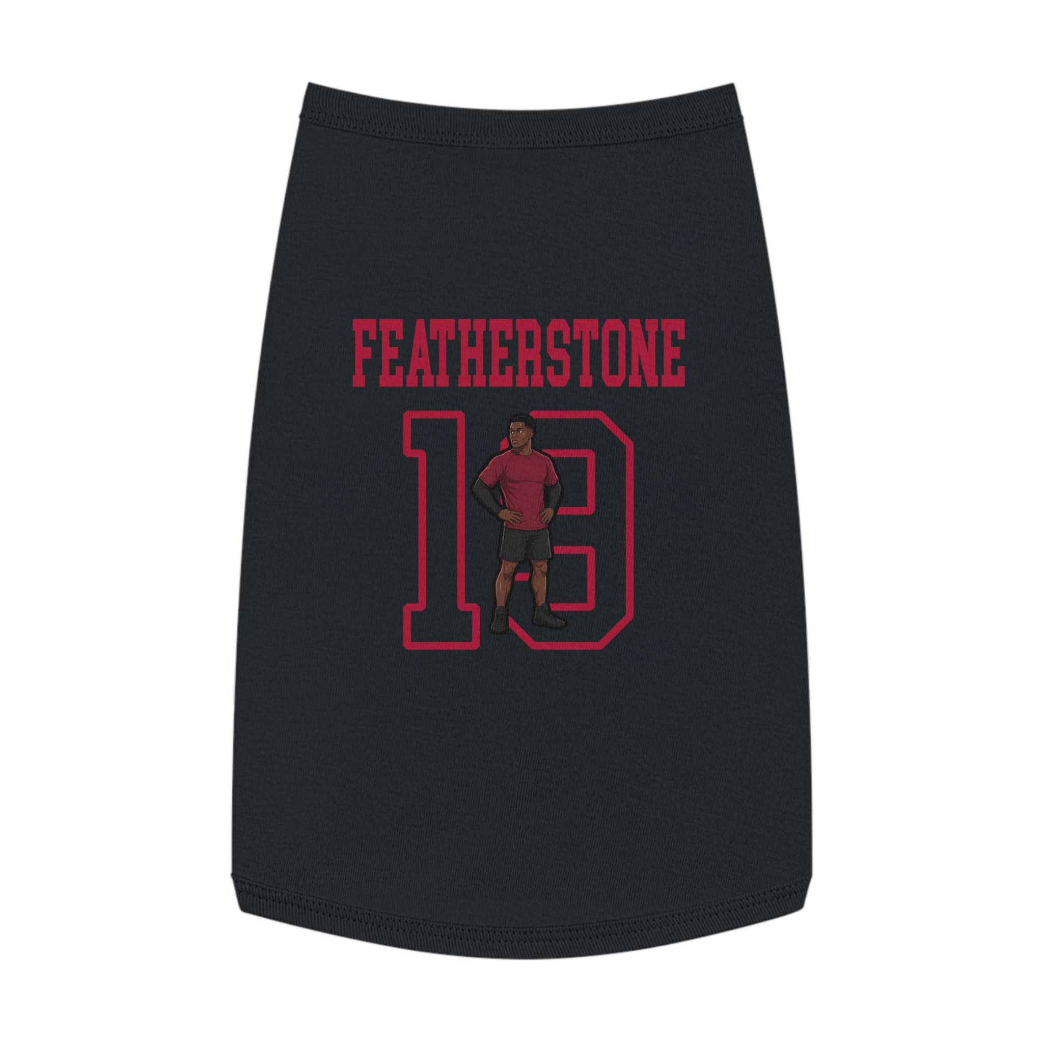 Pet Tank Top — character_shirsey in Black