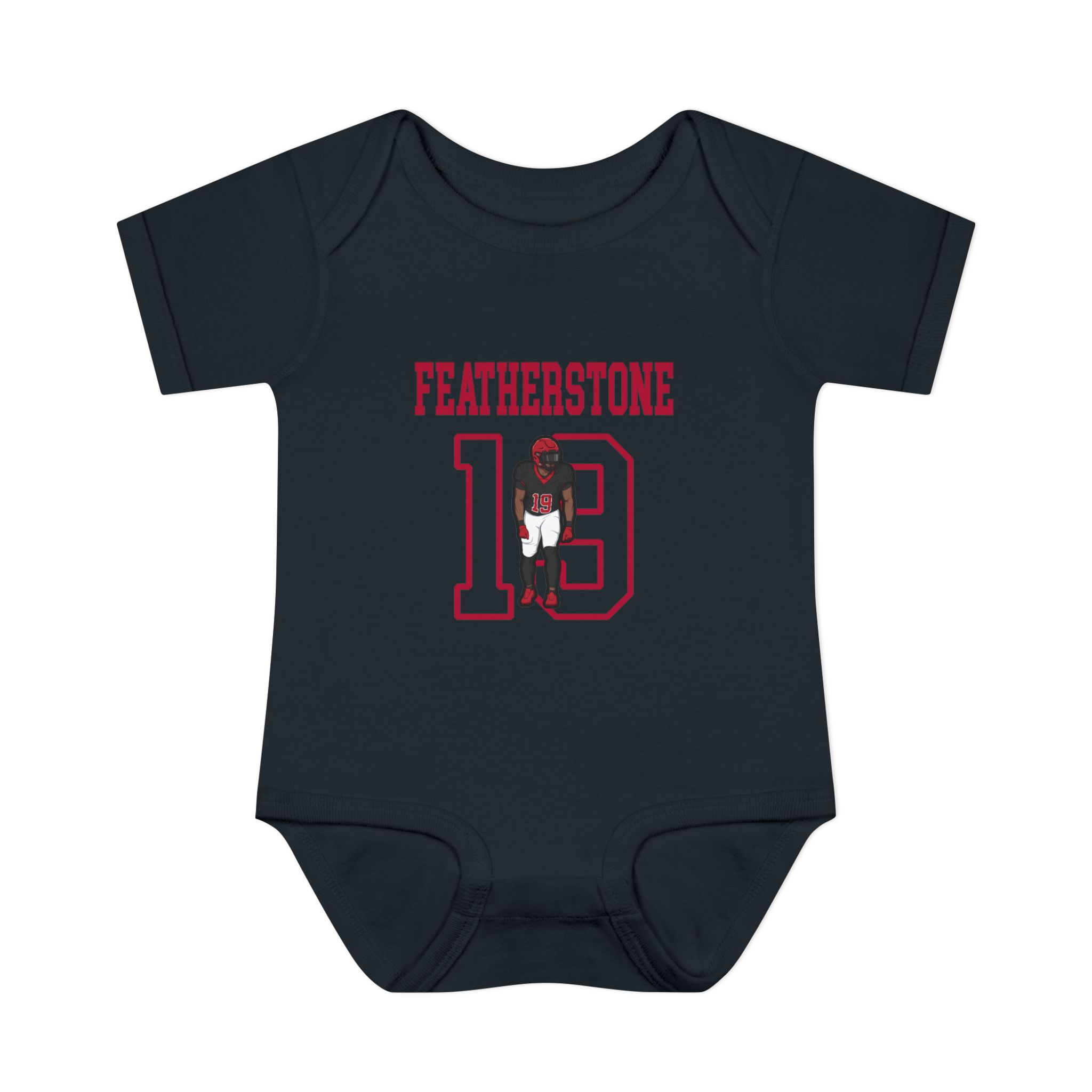 Baby Onesie — character_shirsey in Black