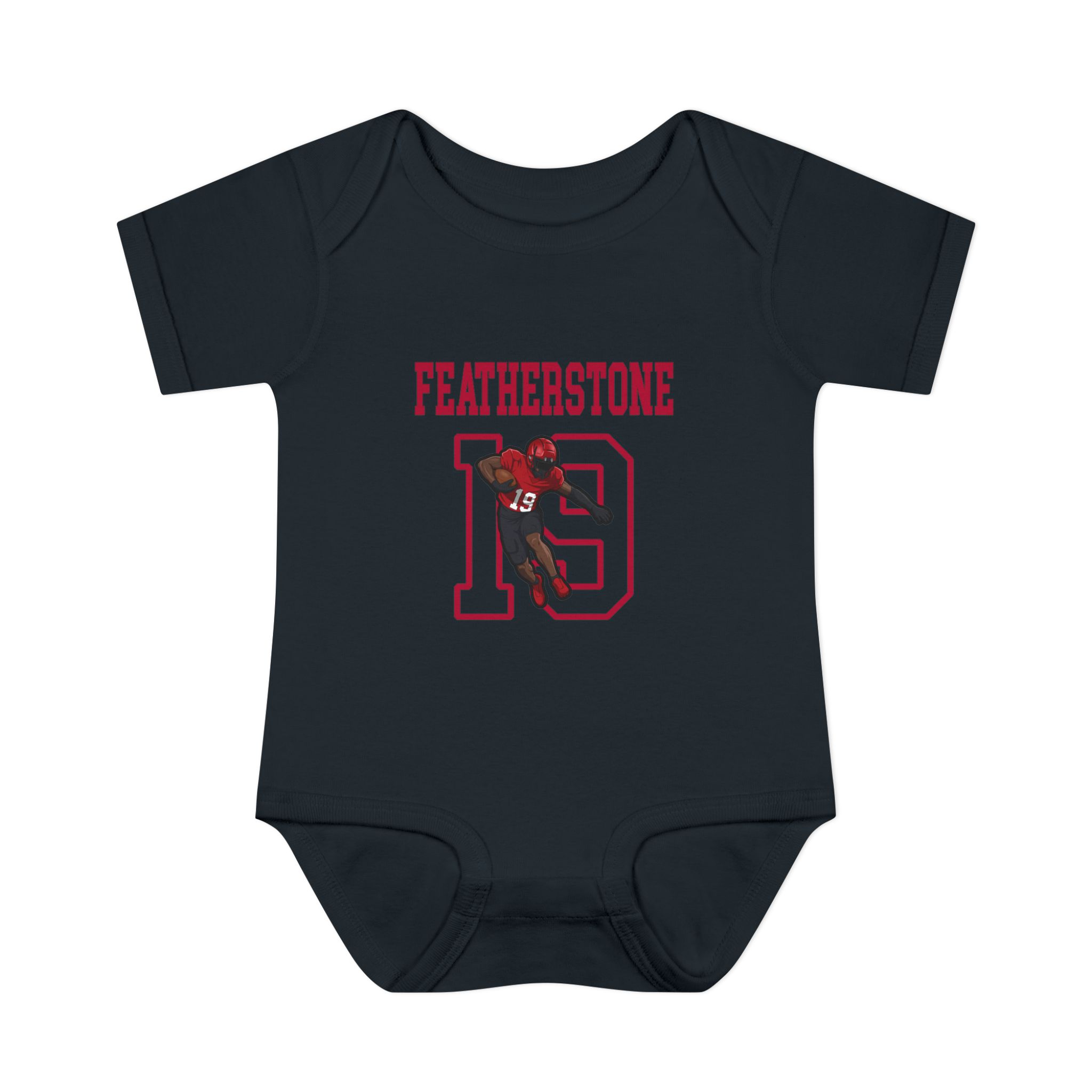 Baby Onesie — character_shirsey in Black