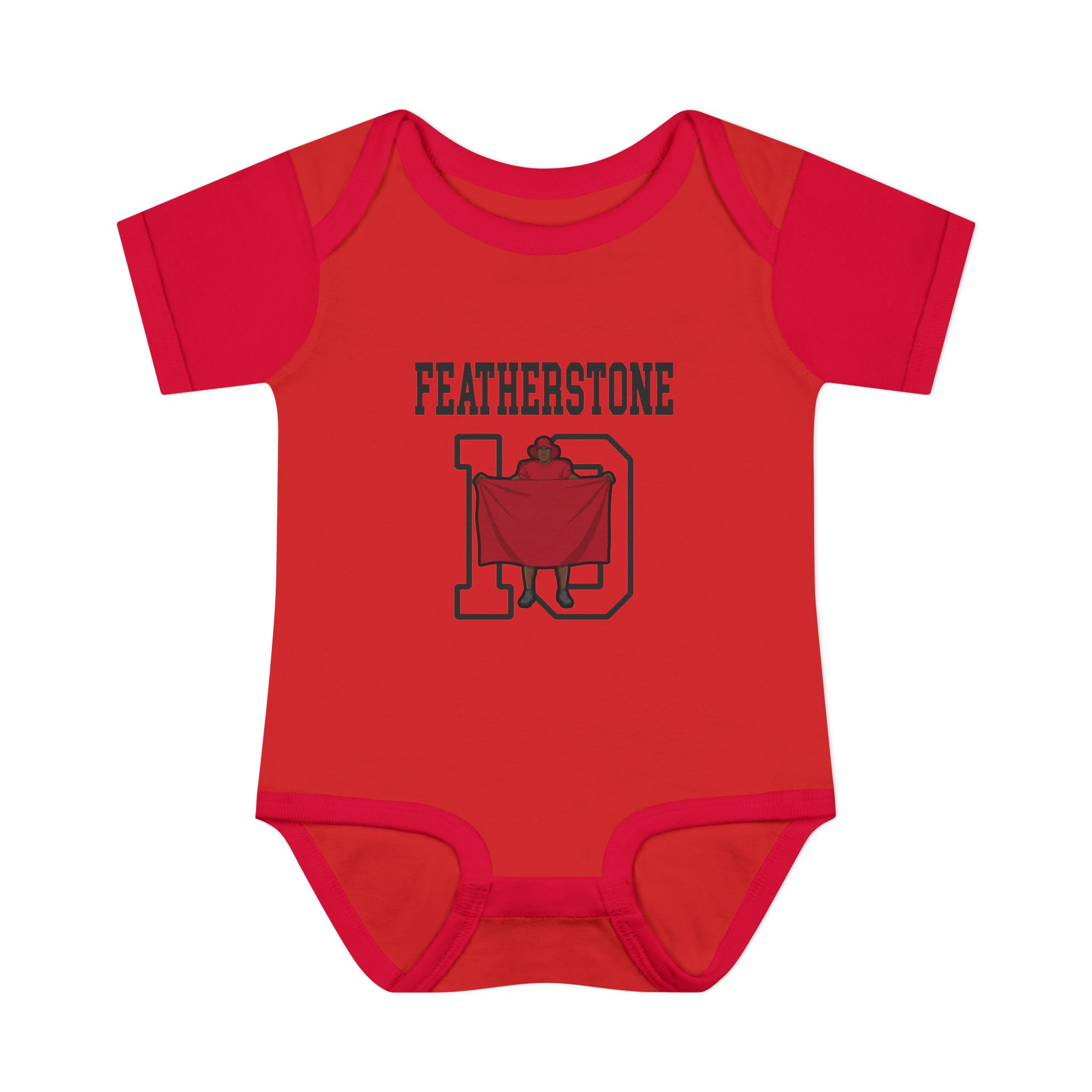 Baby Onesie — character_shirsey in Red