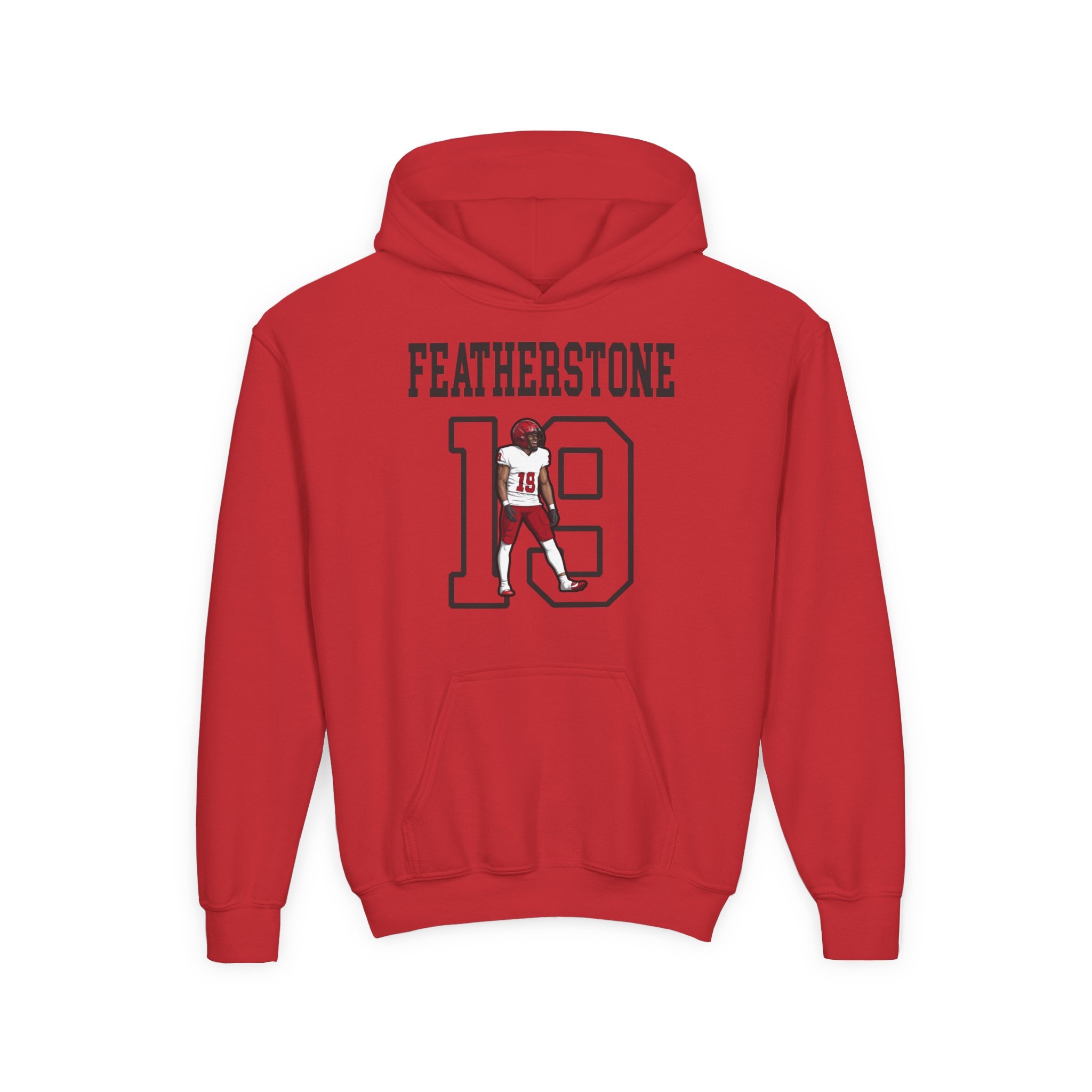 Youth Hoodie — character_shirsey in Red