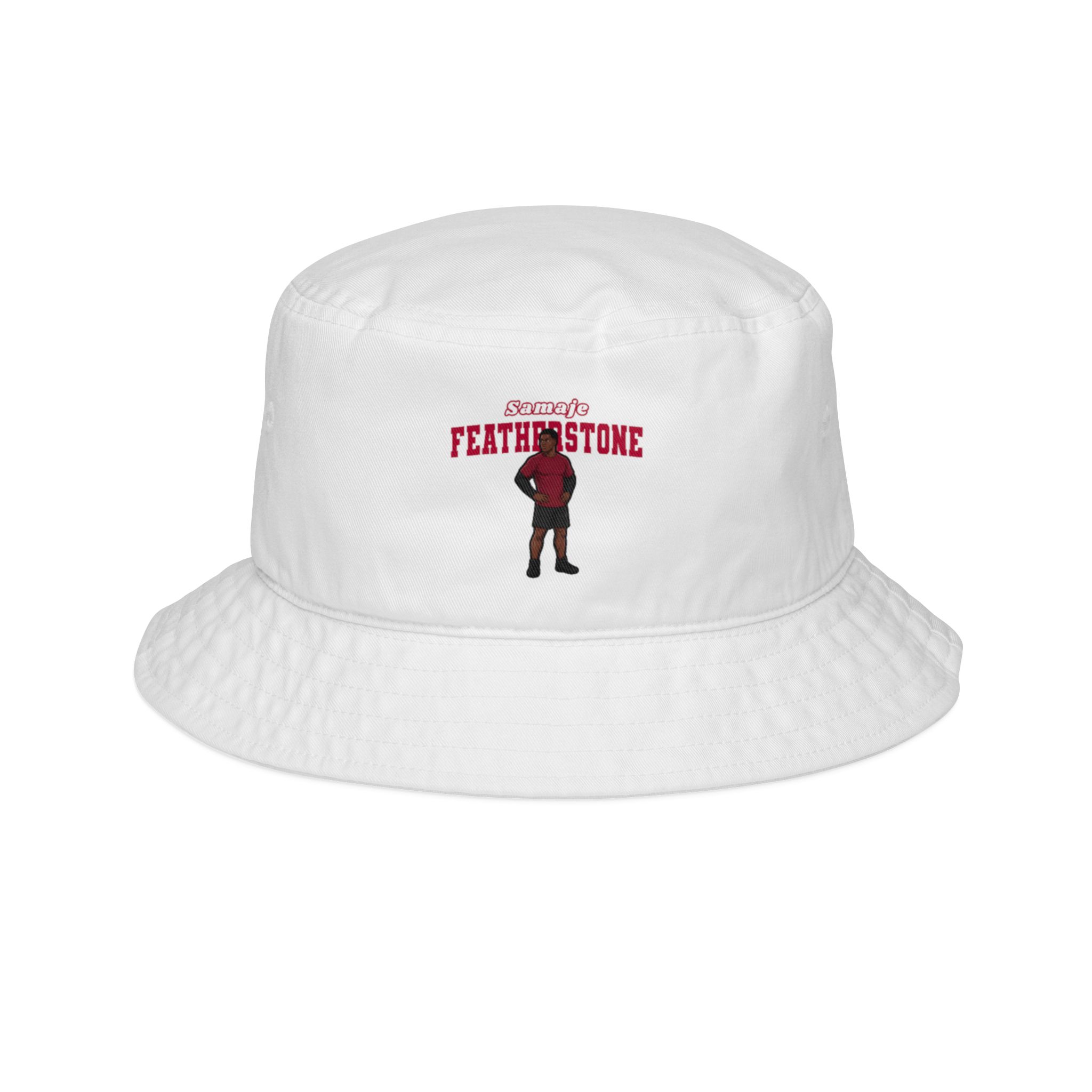 Bucket Hat — character_name_arch in White