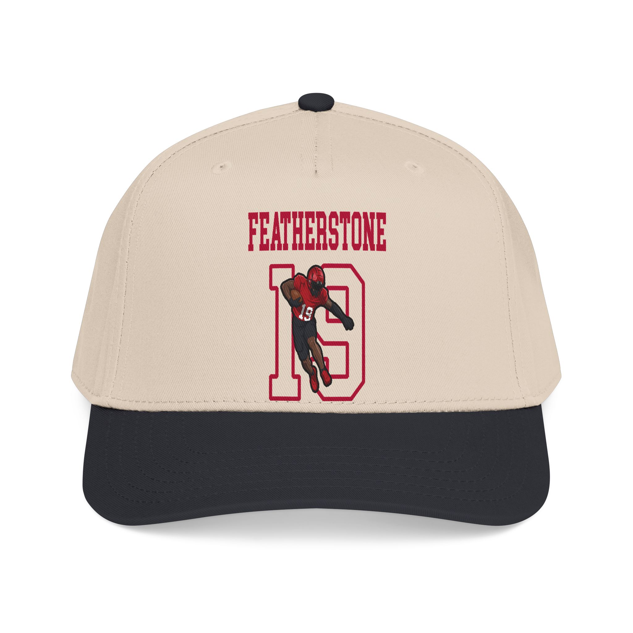 Baseball Cap — character_shirsey in Black / Natural