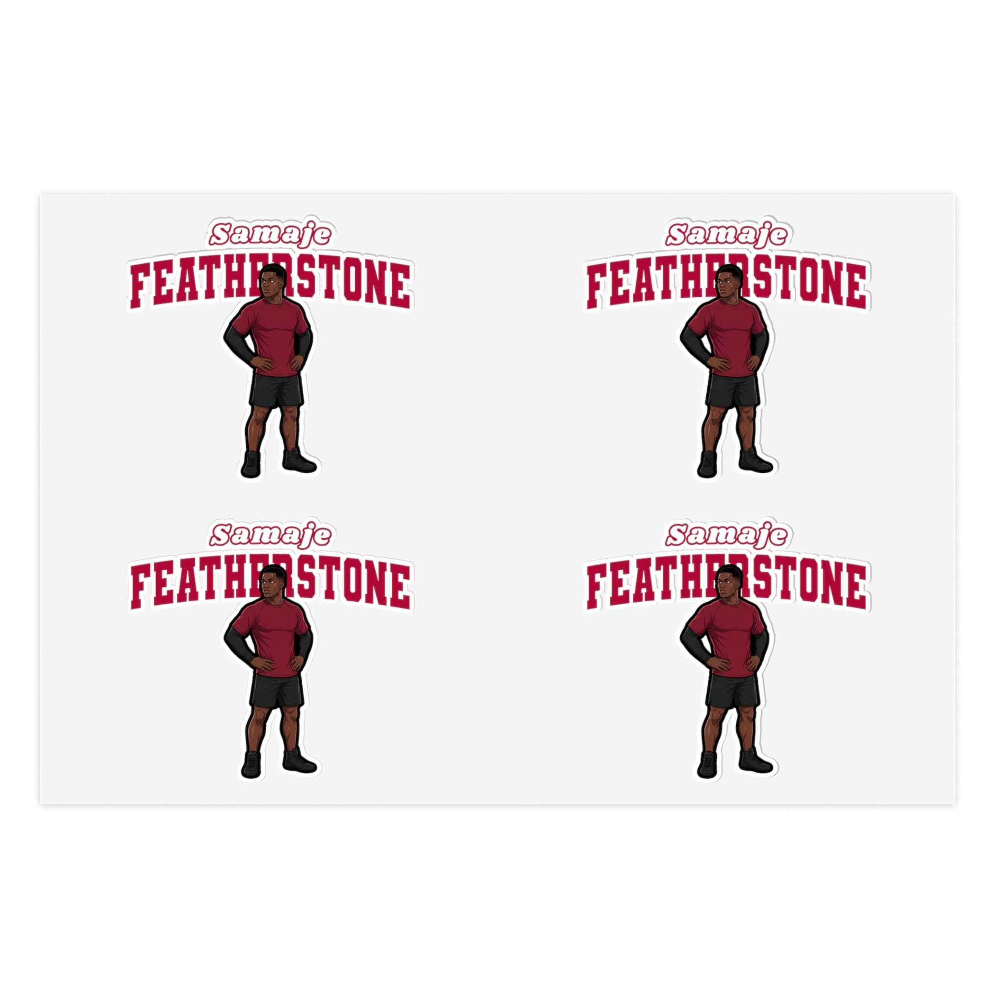Sticker Sheet — character_name_arch in Classic