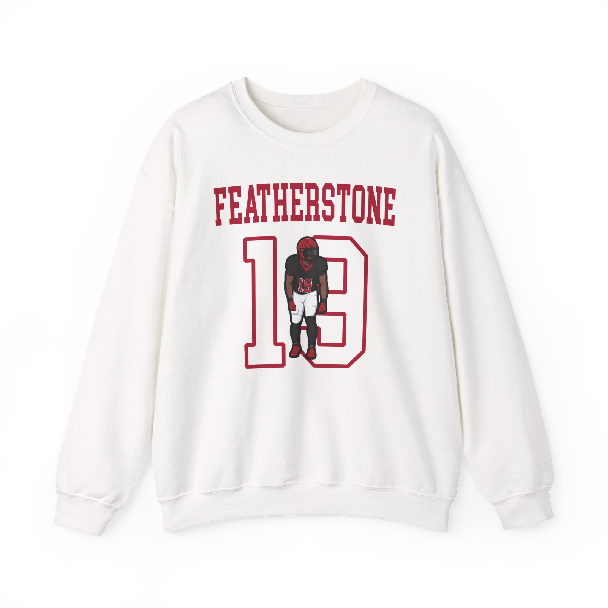 Crewneck Sweatshirt — character_shirsey in White