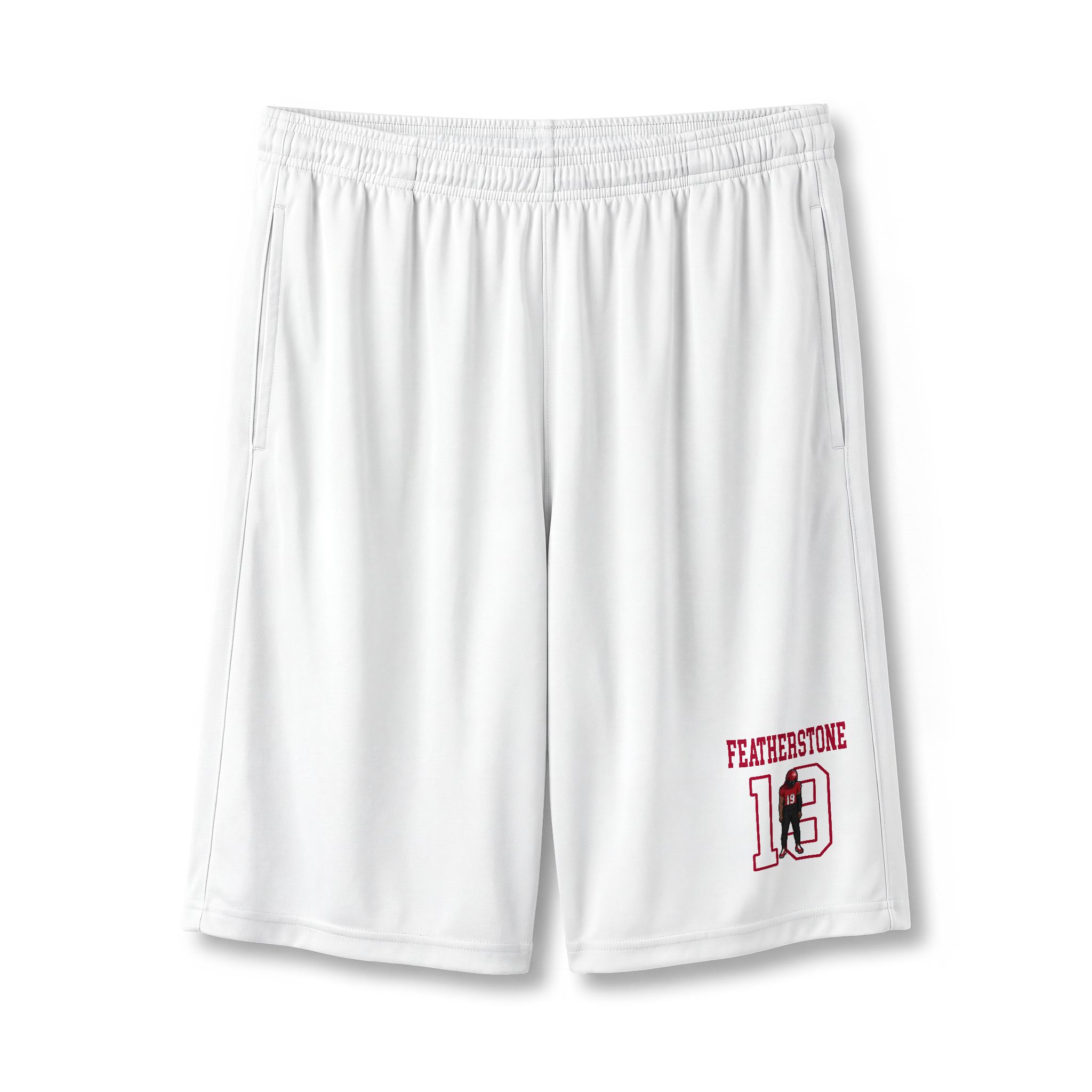 Shorts — character_shirsey in White
