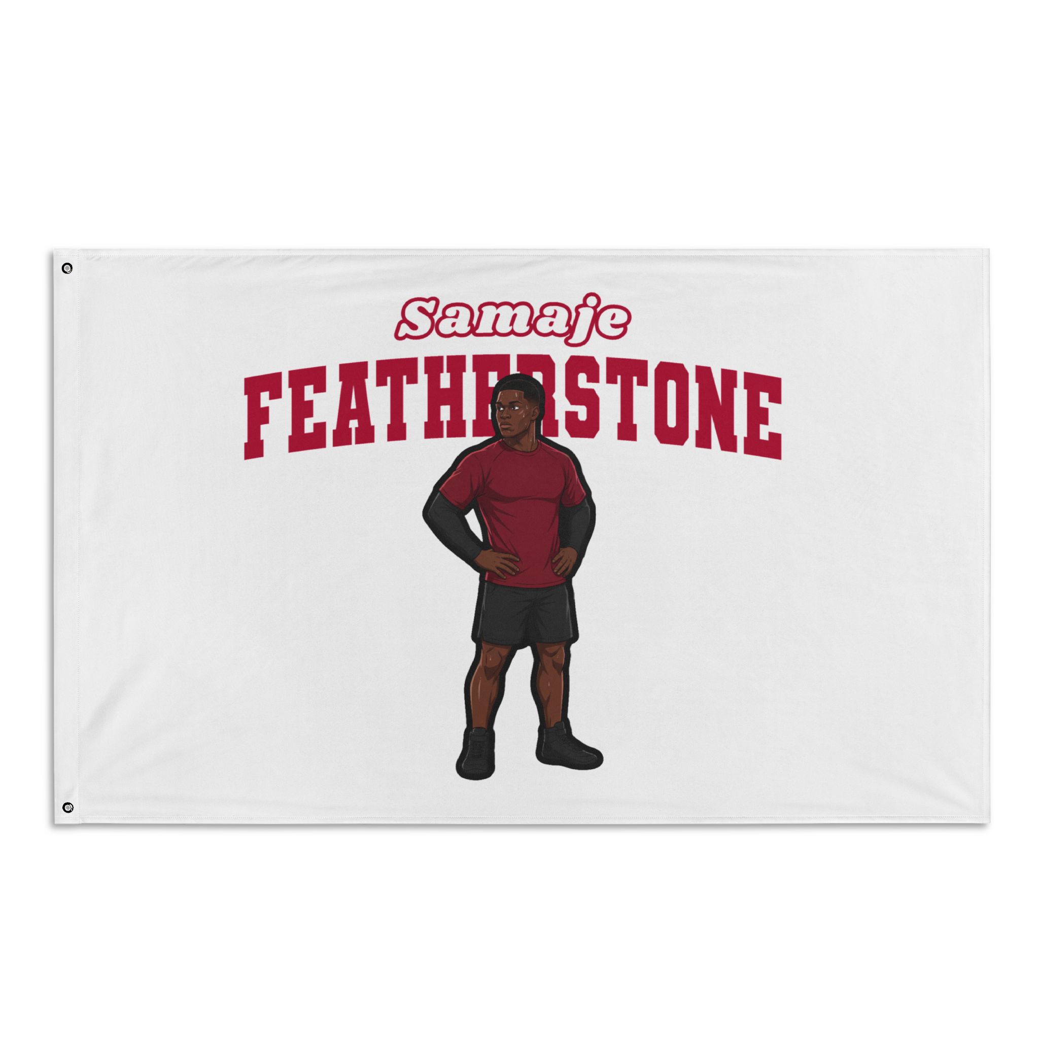 Flag (35 × 56 in) — character_name_arch in Classic
