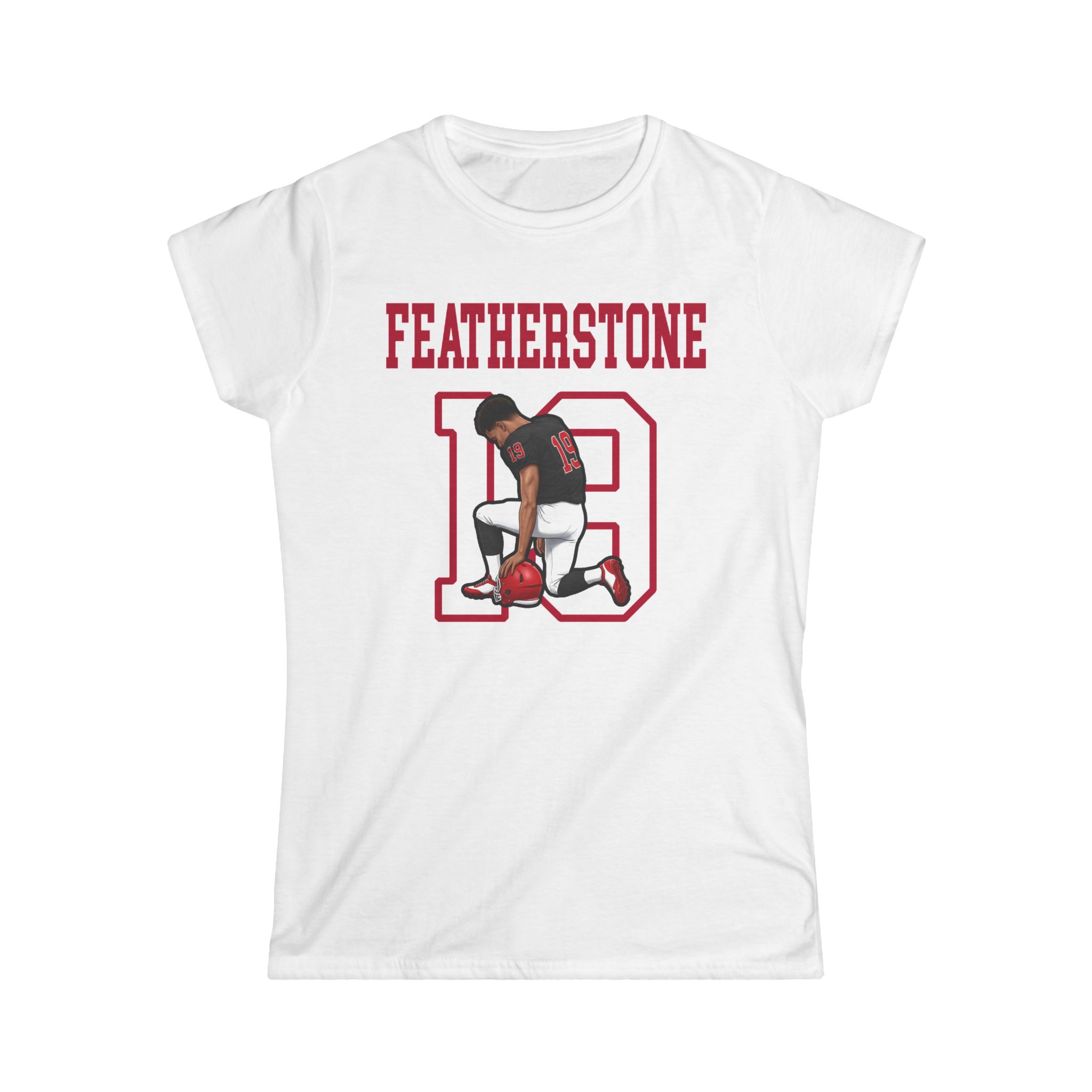 Women's Softstyle Tee — character_shirsey in White