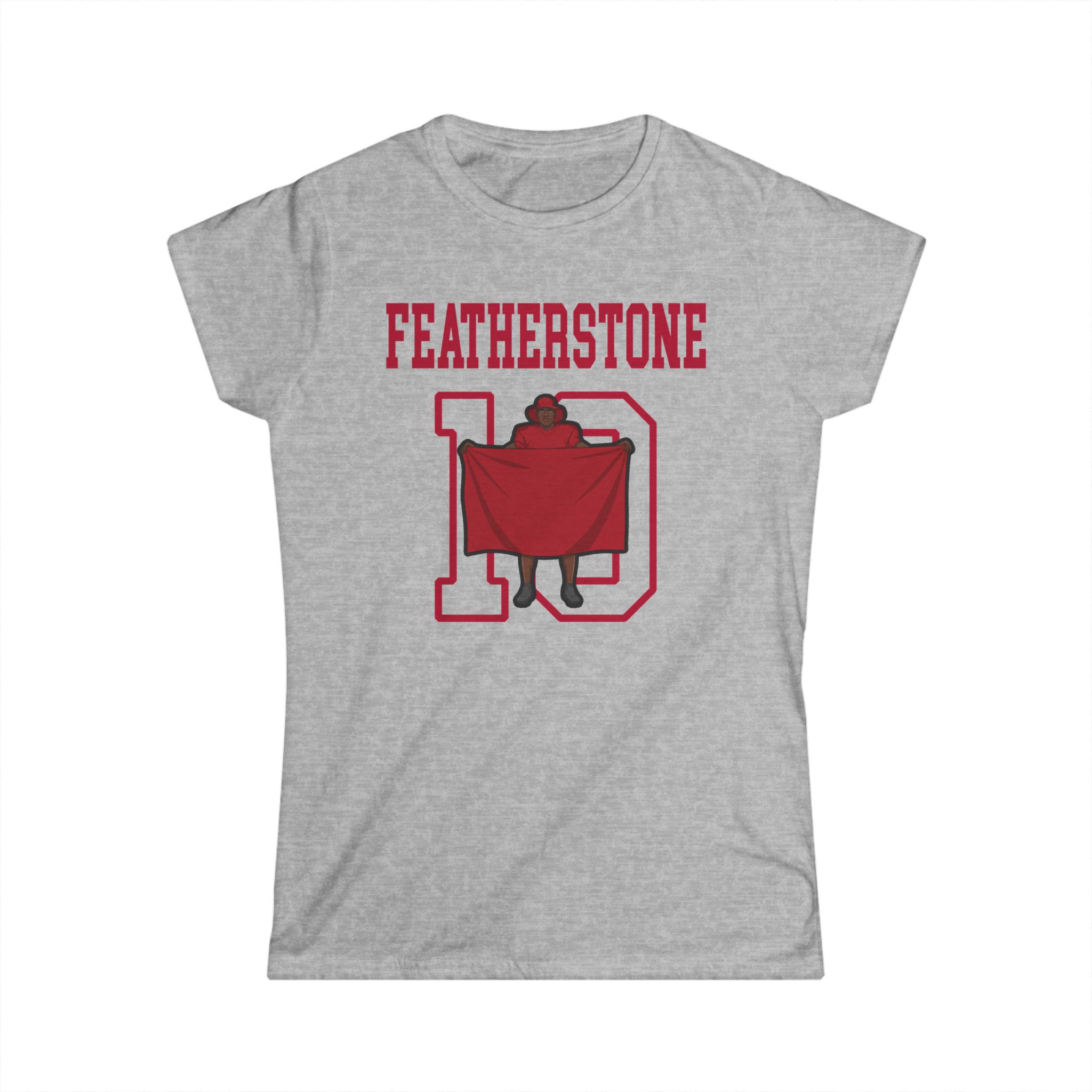 Women's Softstyle Tee — character_shirsey in Grey