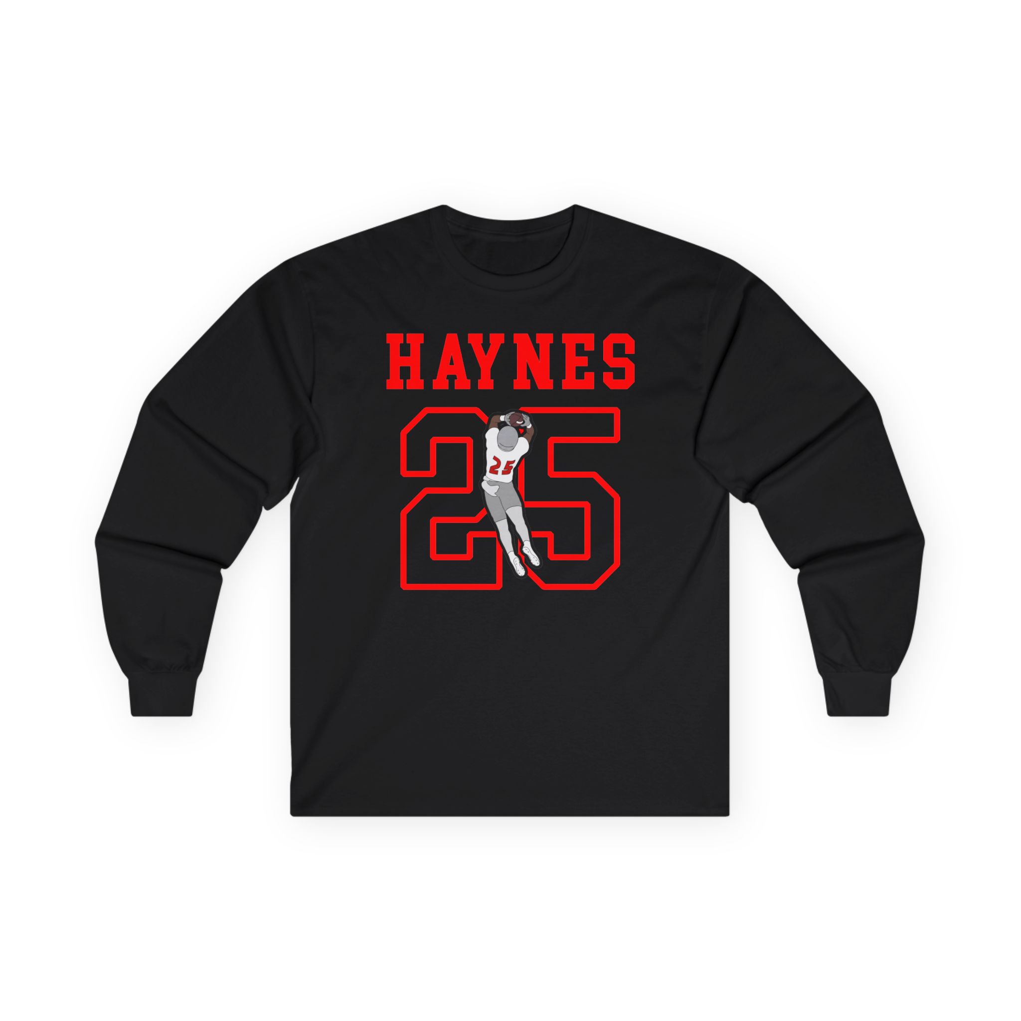 Long Sleeve Tee — character_shirsey in Black