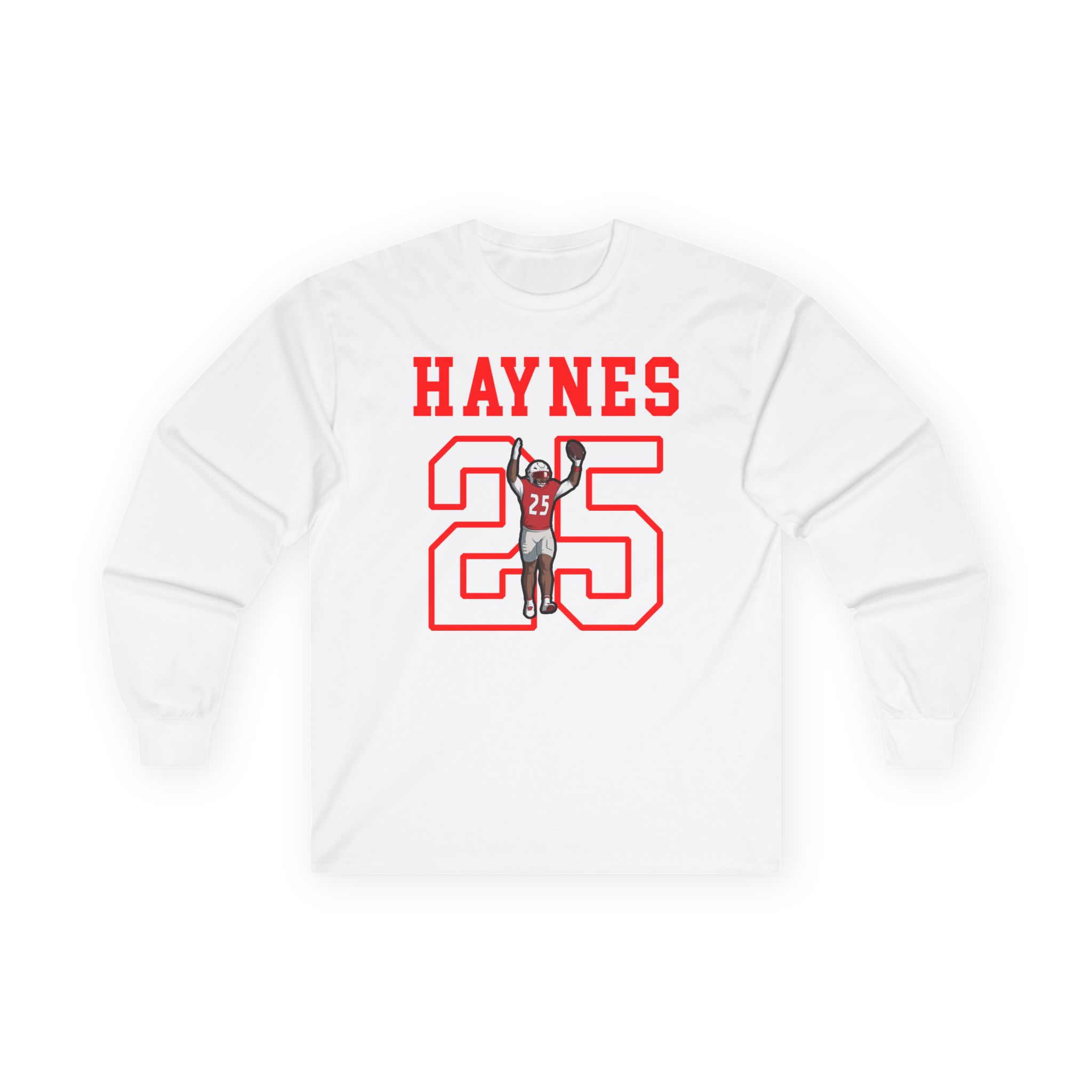 Long Sleeve Tee — character_shirsey in White