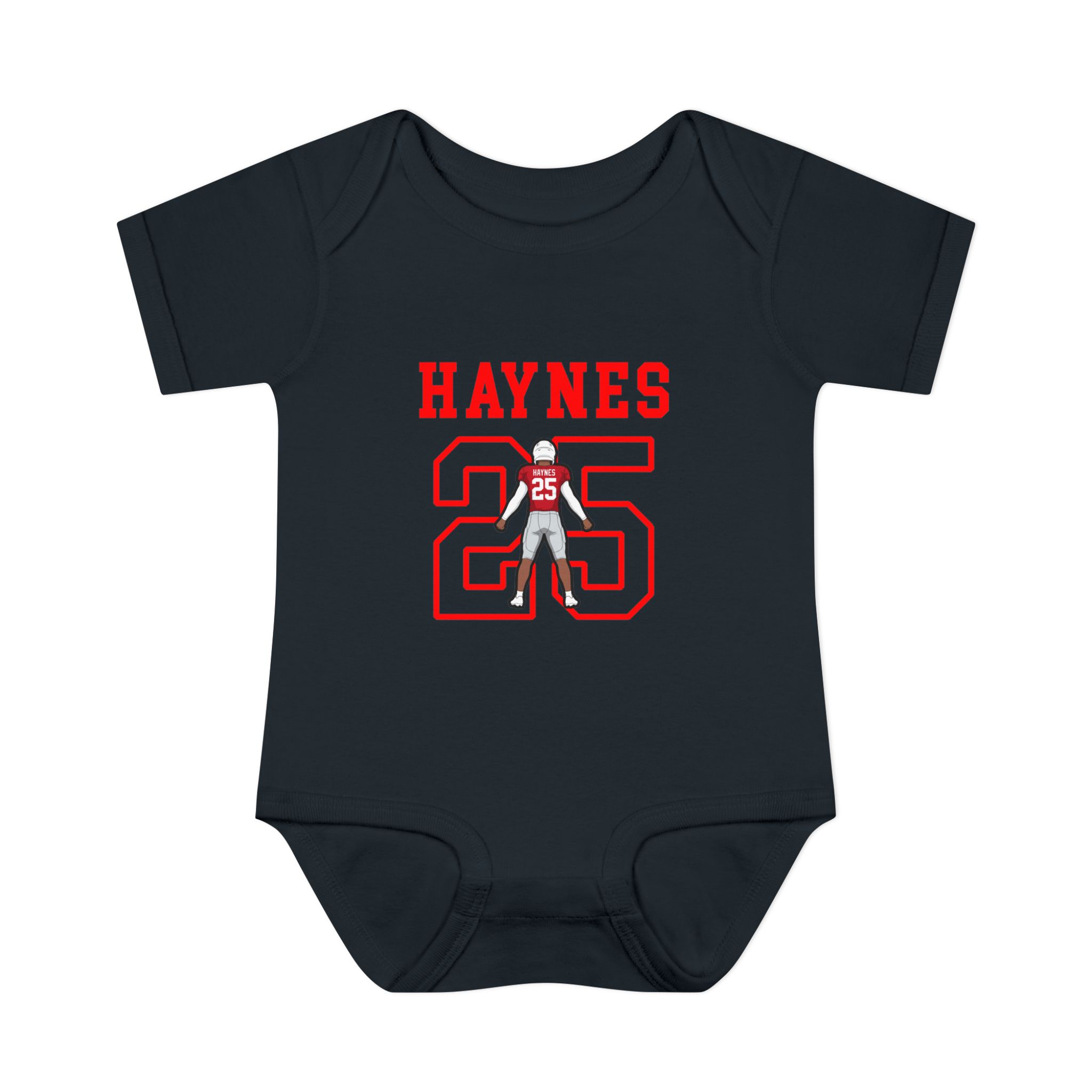 Baby Onesie — character_shirsey in Black