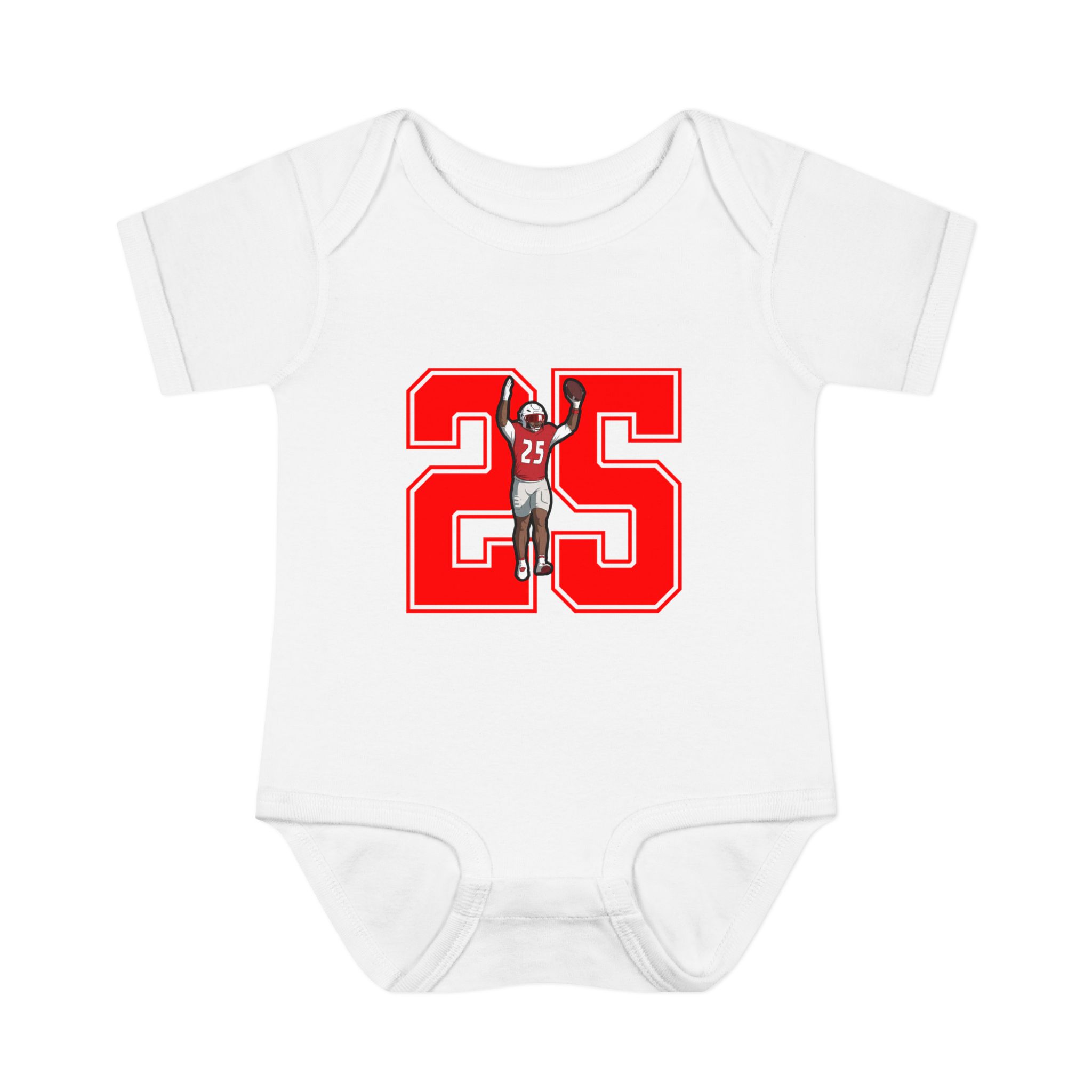 Baby Onesie — character_number in White