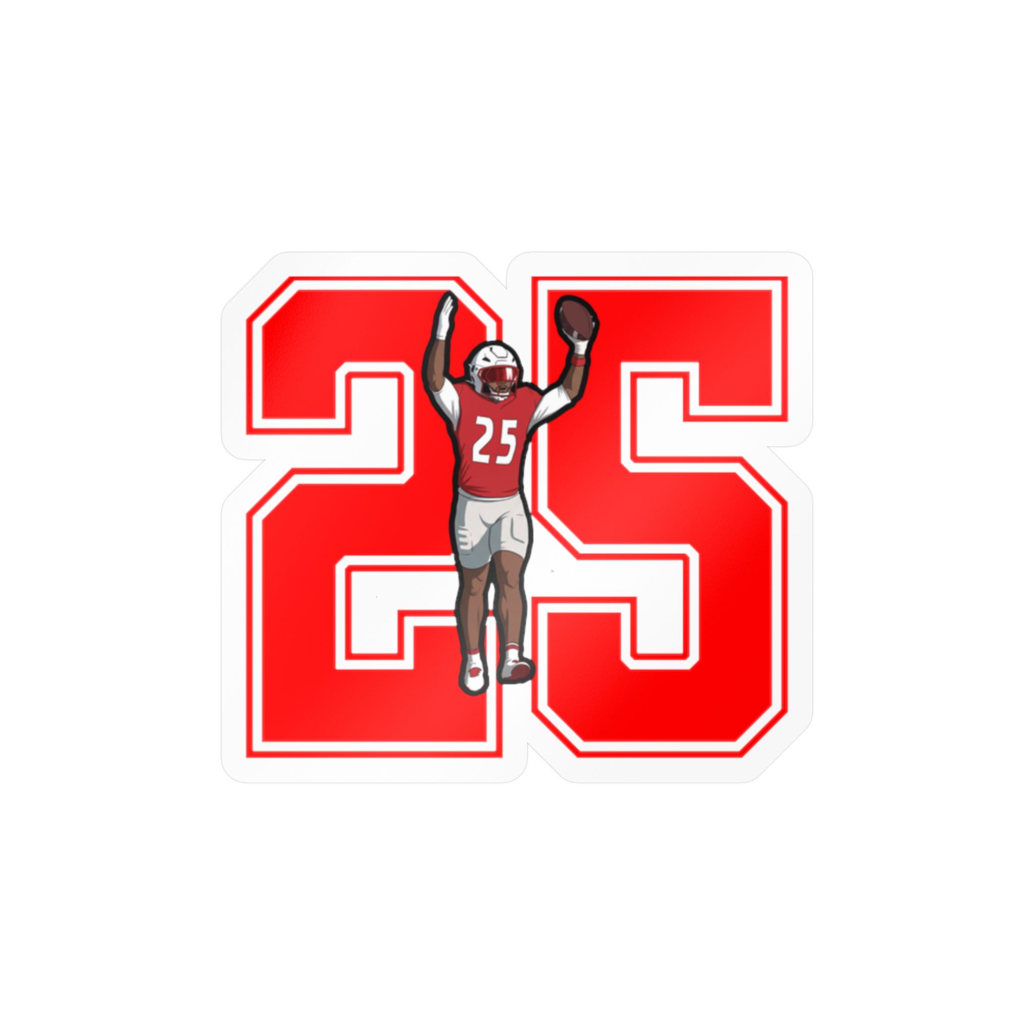 Vinyl Sticker — character_number in Classic